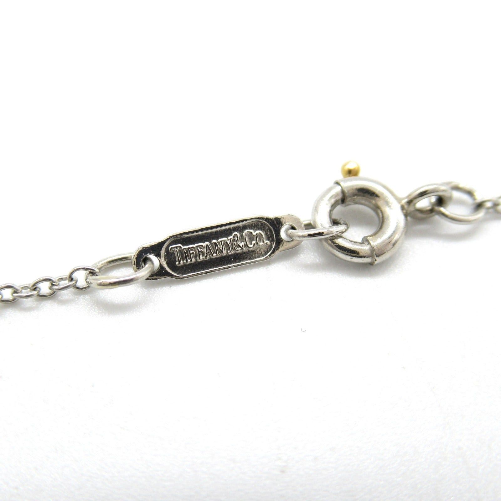 Tiffany & Co. Tiffany Co Dots Cross Necklace Diamond Pt950 Platinum Clear Size ONE SIZE - 5 Thumbnail