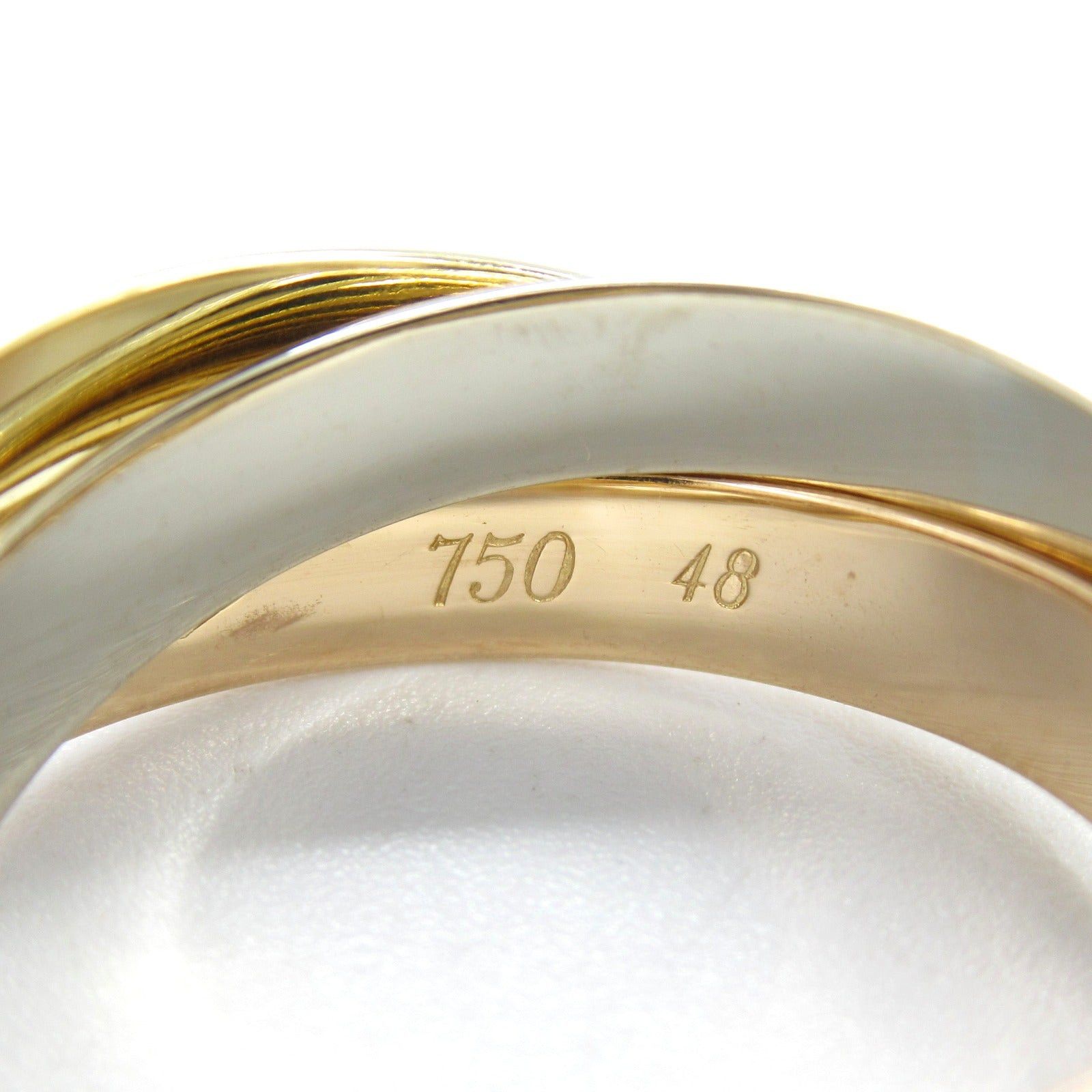 Cartier Cartier Trinity Ring K18 (Yellow Gold) K18Wg (White (Pink Gold Size ONE SIZE - 3 Thumbnail