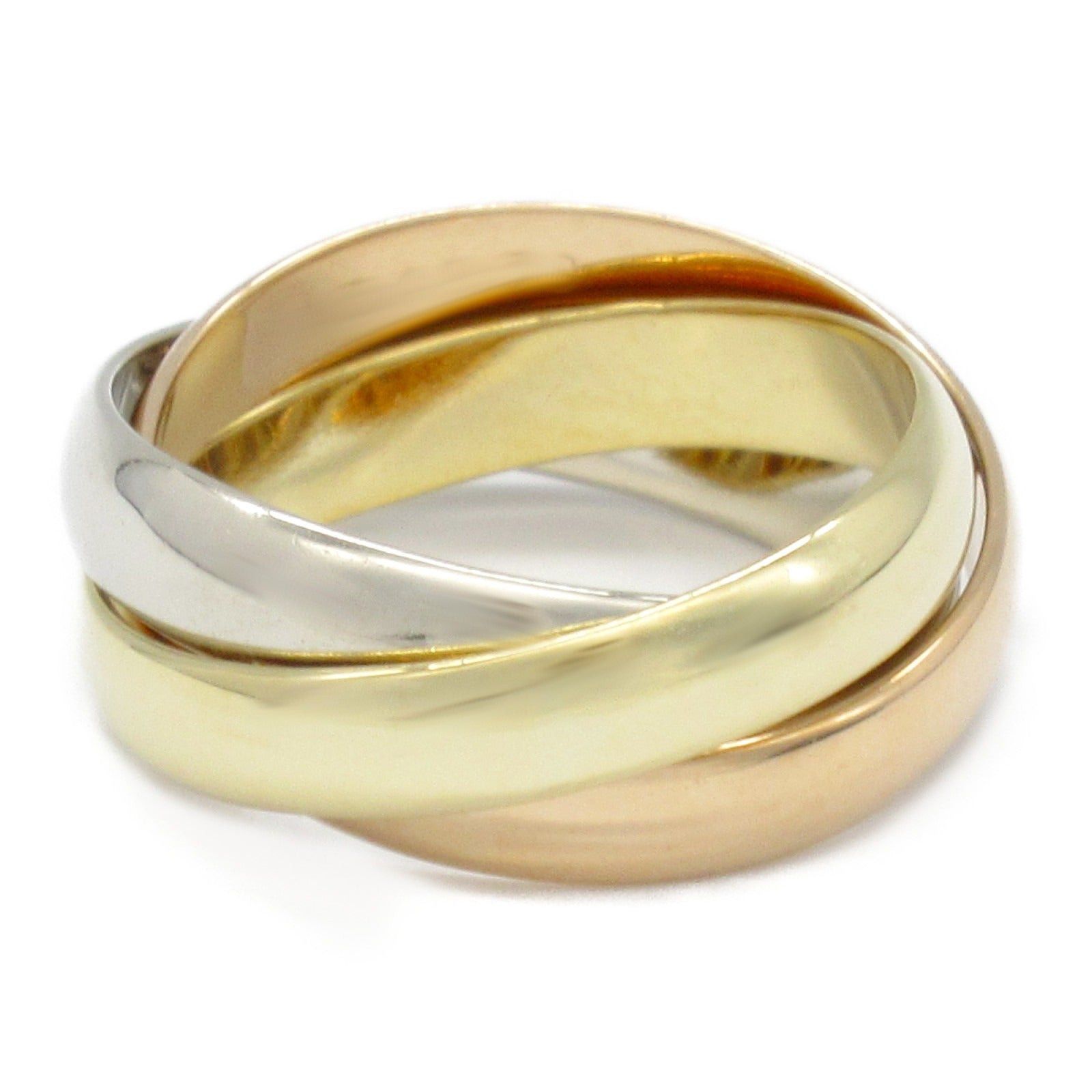 Cartier Cartier Trinity Ring K18 (Yellow Gold) K18Wg (White (Pink Gold Size ONE SIZE - 2 Thumbnail