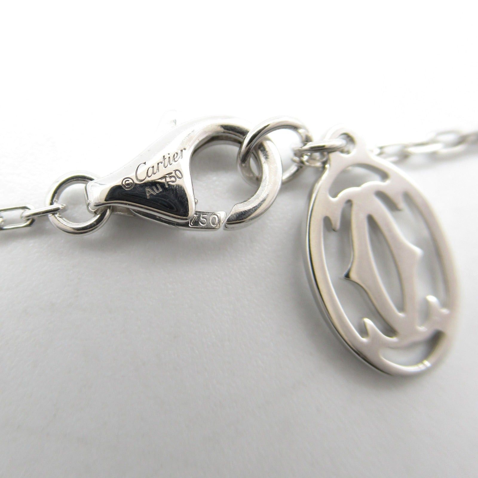 Cartier Cartier Damour Necklace Large K18Wg (White Gold) Diamond Clear Size ONE SIZE - 4 Thumbnail