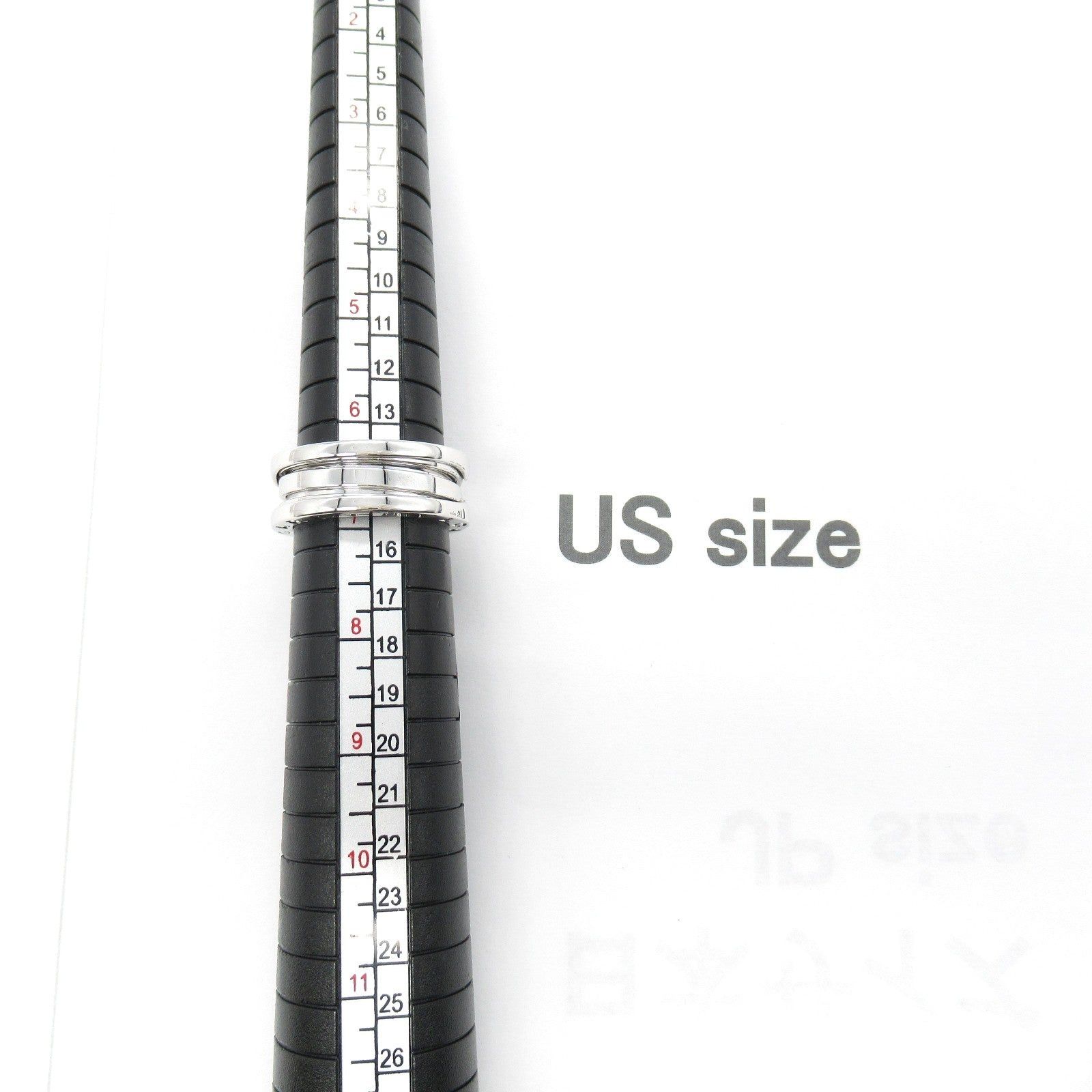 Bvlgari Bvlgari B Zero One Ring K18Wg (White Gold) Silver Size ONE SIZE - 8 Thumbnail