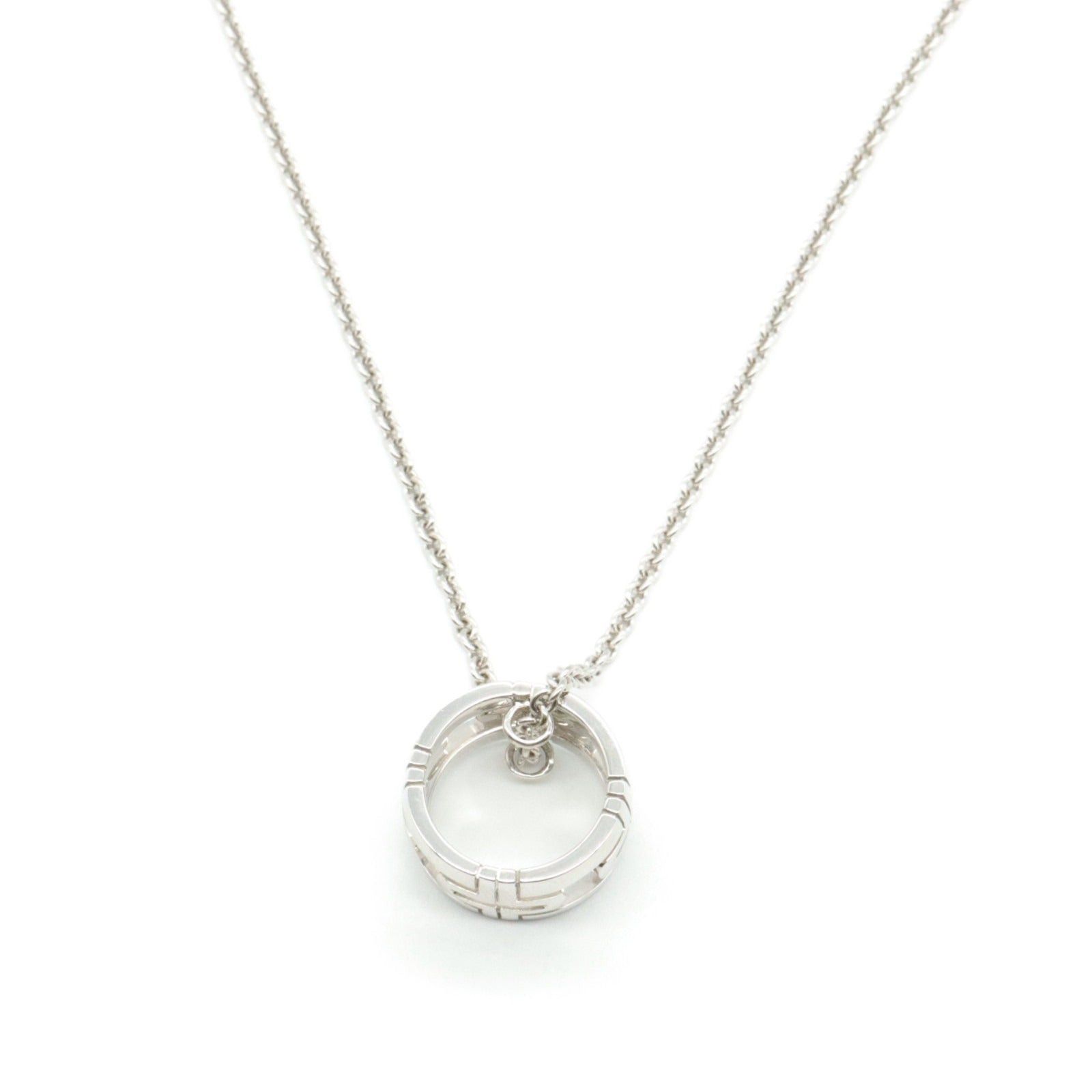 Bvlgari Bvlgari Parentesi Necklace K18Wg (White Gold) Silver Size ONE SIZE - 2 Thumbnail