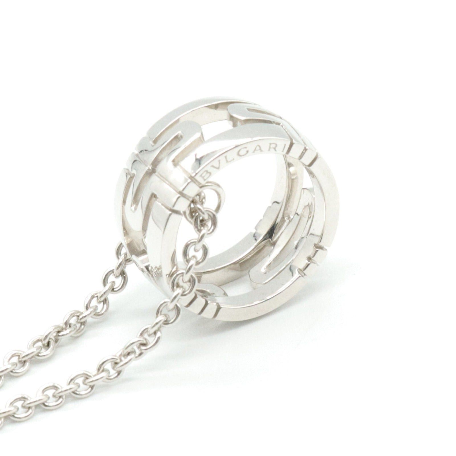 Bvlgari Bvlgari Parentesi Necklace K18Wg (White Gold) Silver Size ONE SIZE - 6 Thumbnail