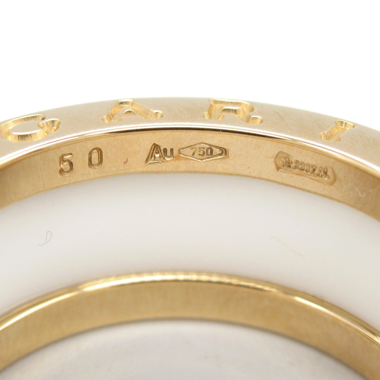 Bvlgari Bvlgari B Zero One Ring Ceramic K18Pg (Pink Gold) White Size ONE SIZE - 5 Thumbnail