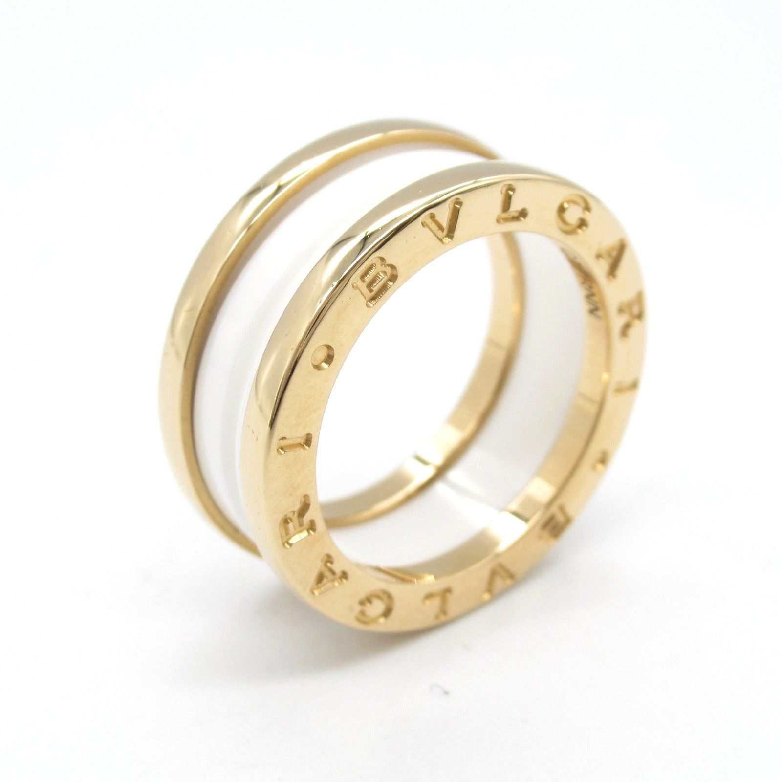 Bvlgari Bvlgari B Zero One Ring Ceramic K18Pg (Pink Gold) White Size ONE SIZE - 4 Thumbnail
