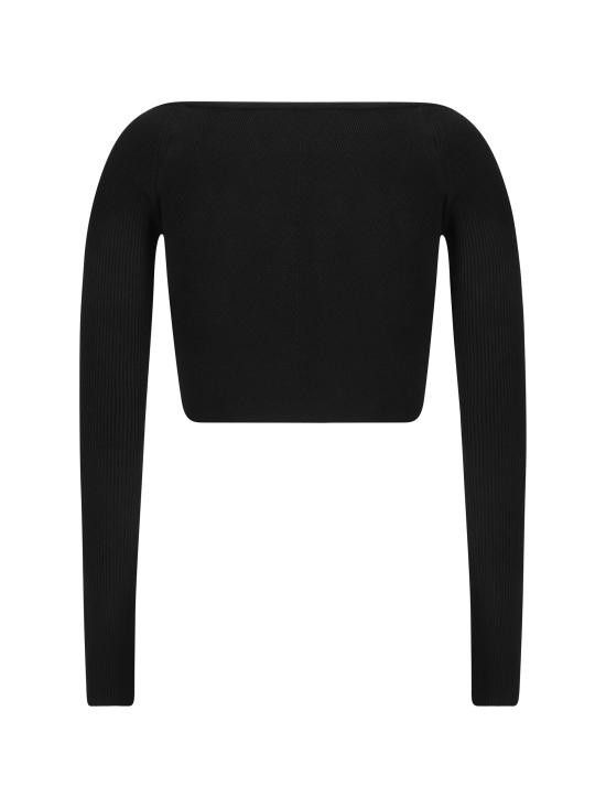 Diesel DIESEL Women Tops A141890DLAX 9XX BLACK Size M / US 6-8 / IT 42-44 - 2 Thumbnail
