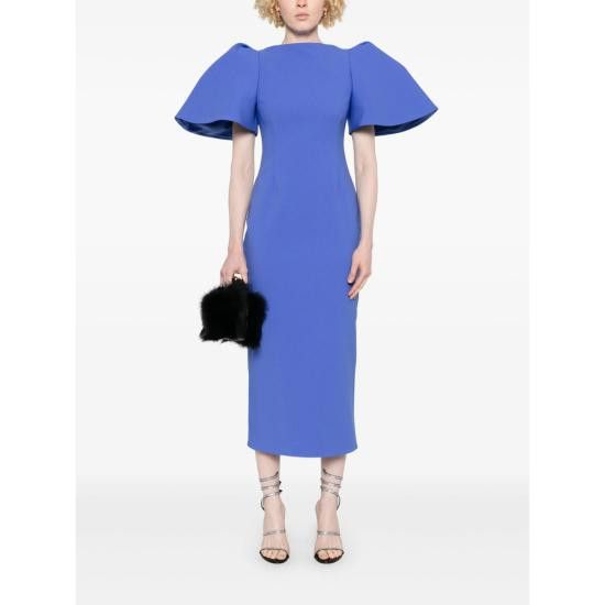 Solace London SOLACE LONDON Women Dresses OS36025 IRBLU BLUE Size M / US 6-8 / IT 42-44 - 5 Thumbnail