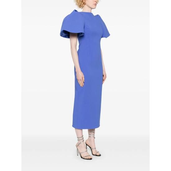 Solace London SOLACE LONDON Women Dresses OS36025 IRBLU BLUE Size S / US 4 / IT 40 - 4 Thumbnail