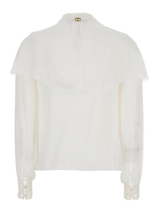 TWINSET TWINSET Women Shirts 251TP274100282 White Size M / US 6-8 / IT 42-44 - 2 Thumbnail