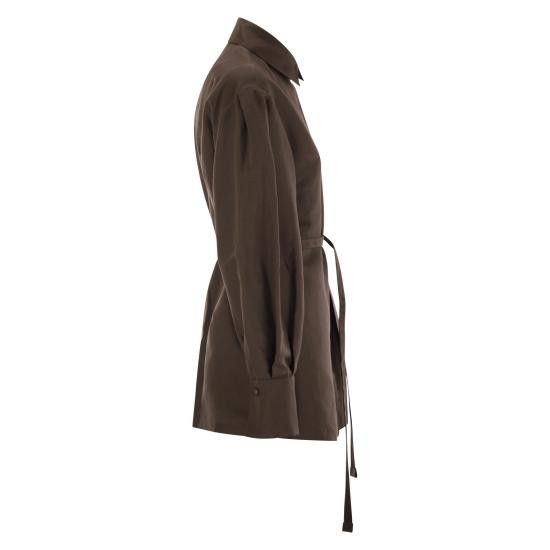 Max Mara MAX MARA Women Shirts 2511191039600 BROWN Size S / US 4 / IT 40 - 3 Thumbnail