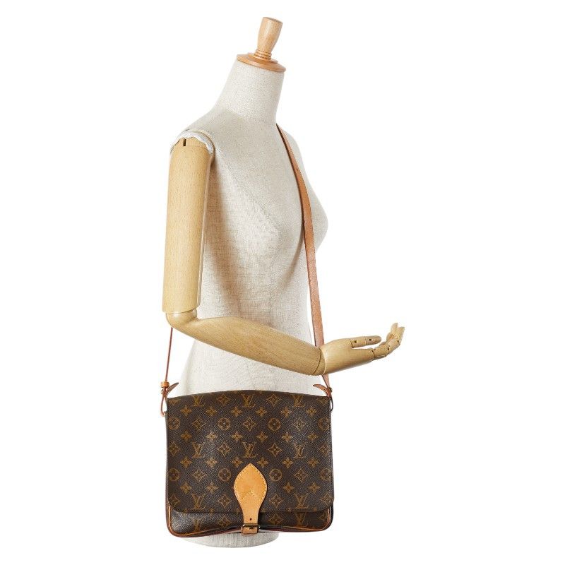 Louis Vuitton Louis Vuitton Louis Vuitton Cartouchiere GM Monogram Shoulder Bag Canvas Crossbody Bag M51252 DUTY FREE for USA Size ONE SIZE - 17 Thumbnail