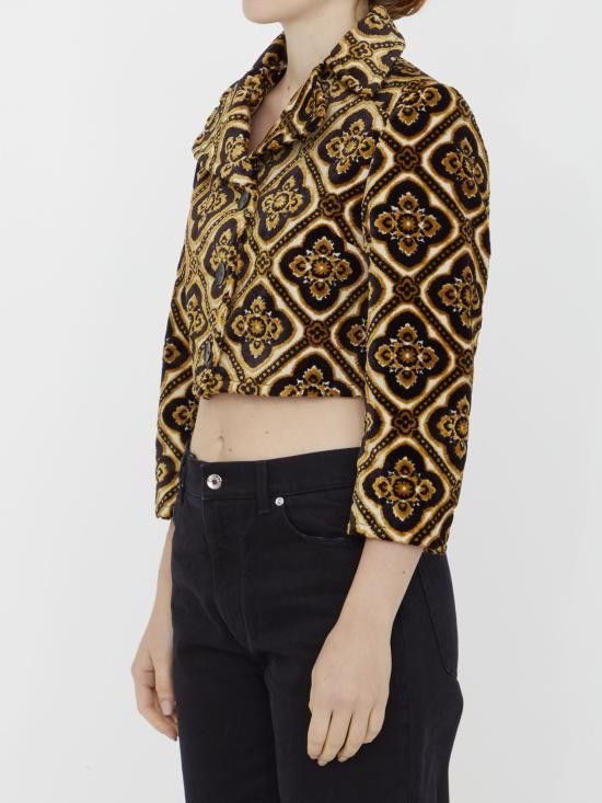 Etro ETRO Women Jackets 11501 BROWN Size S / US 4 / IT 40 - 2 Thumbnail