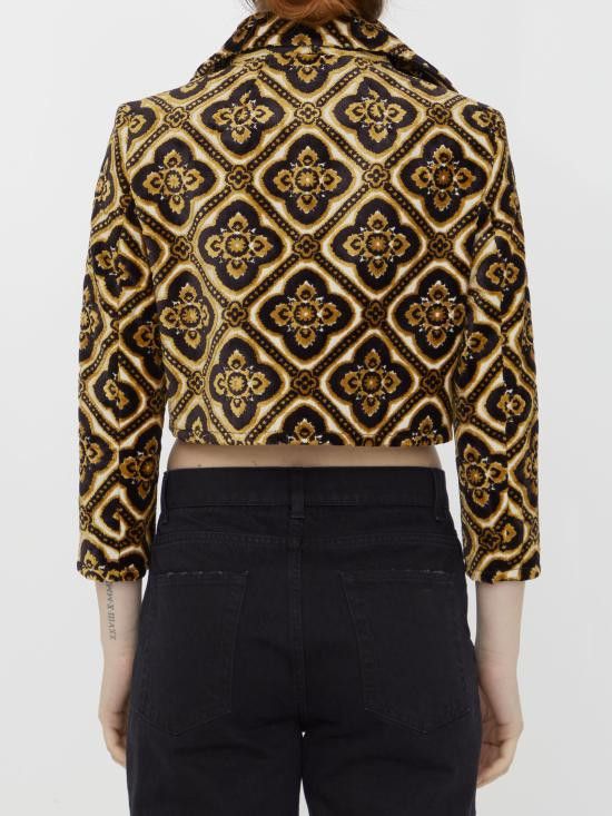 Etro ETRO Women Jackets 11501 BROWN Size S / US 4 / IT 40 - 4 Thumbnail