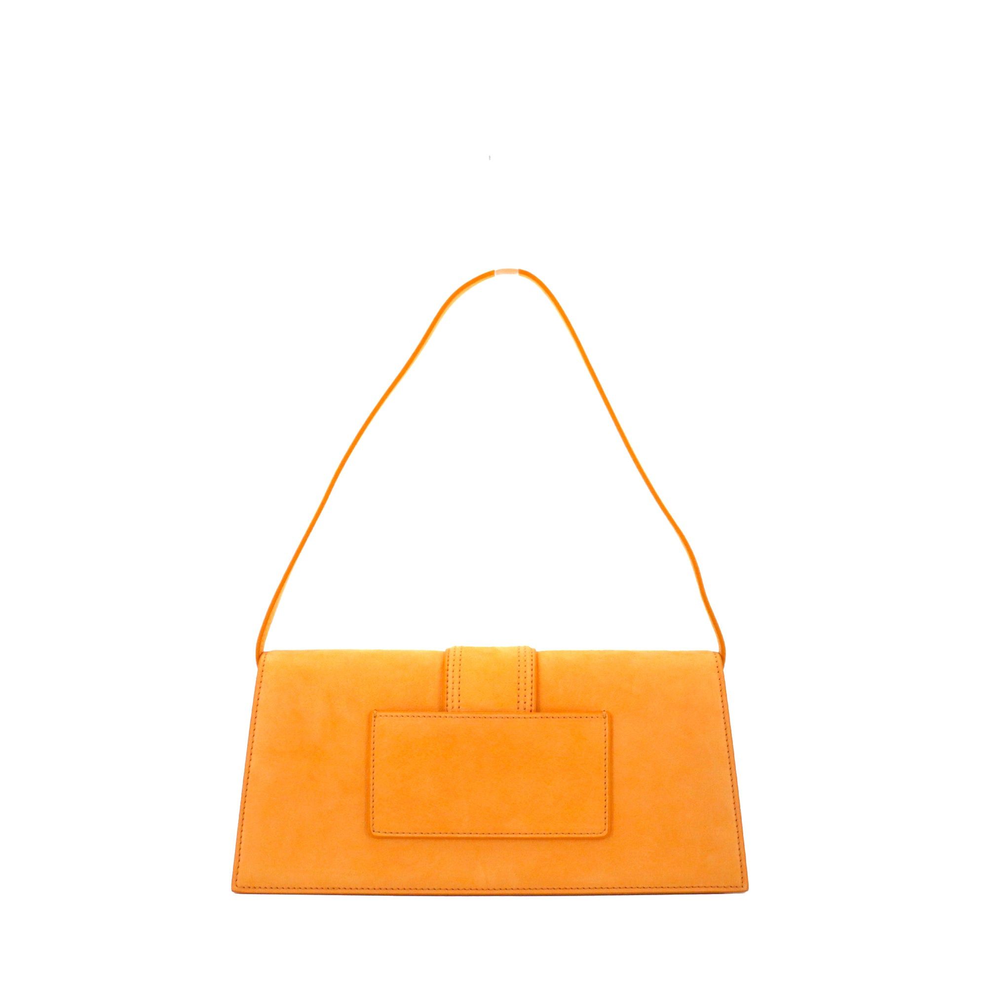 Jacquemus JACQUEMUS - Jacquemus long Bambino shoulder bag in apricot nubuck Size ONE SIZE - 3 Thumbnail