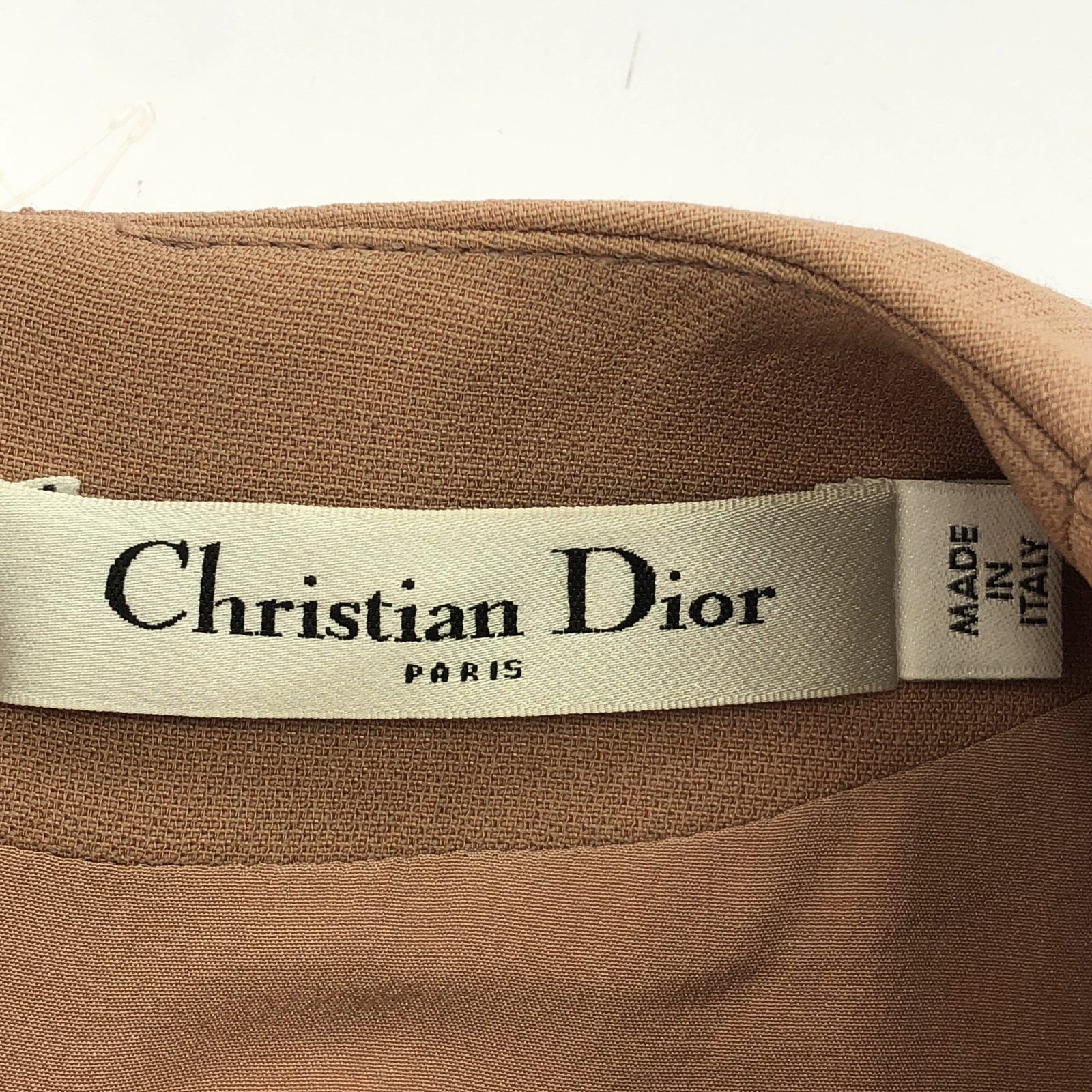 Dior Dior Dior Dress Wool Dress Leather Dresses Size ONE SIZE - 5 Thumbnail