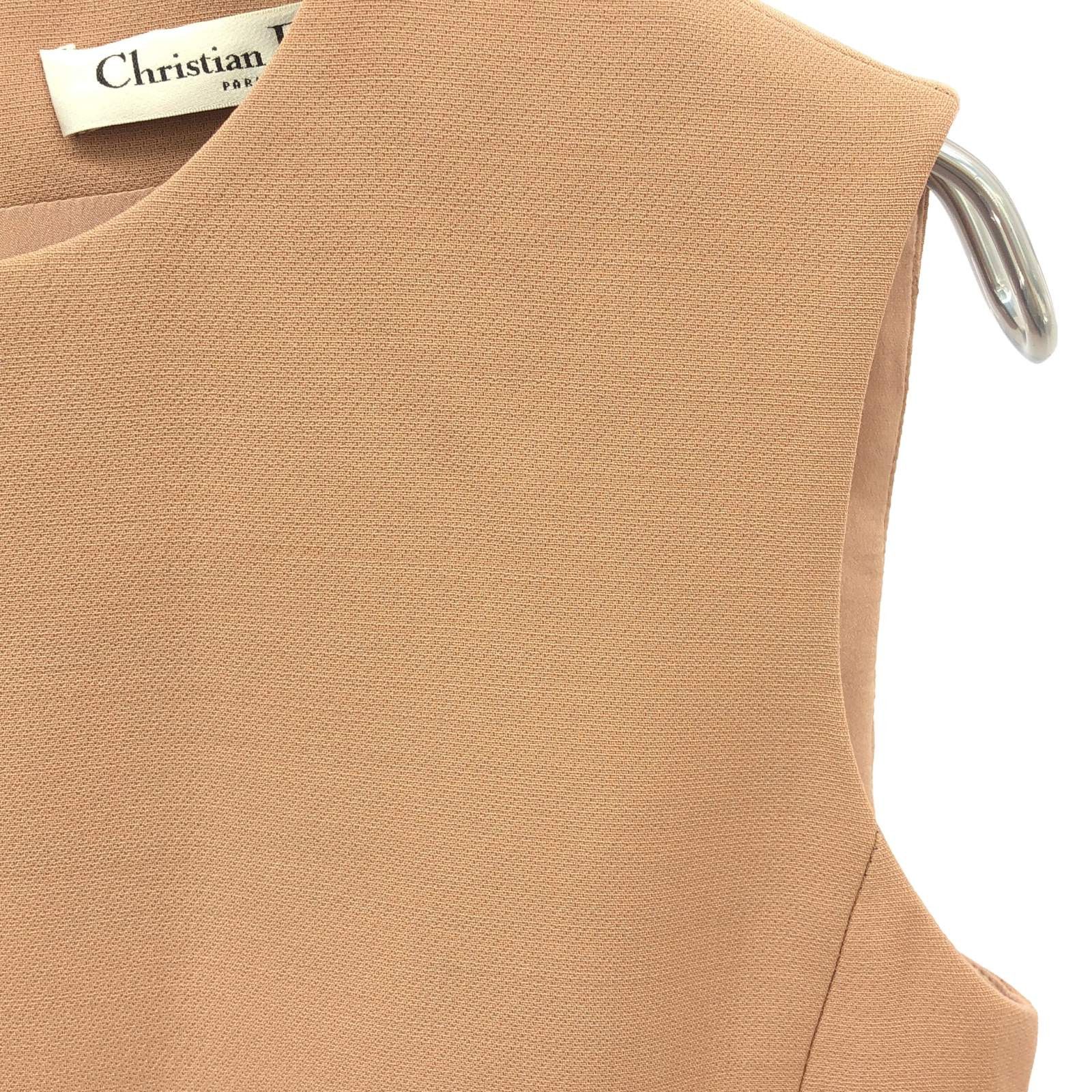 Dior Dior Dior Dress Wool Dress Leather Dresses Size ONE SIZE - 4 Thumbnail