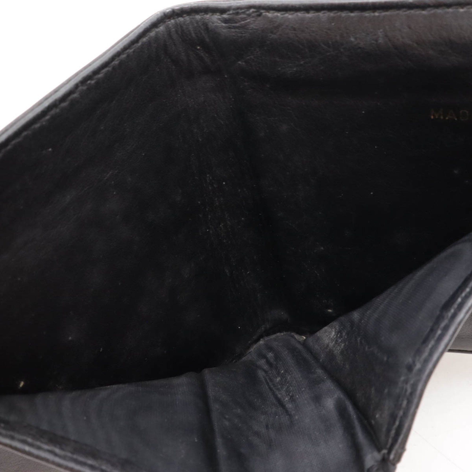 Chanel CHANEL Coco Mark Bi-fold Wallet Double Caviar Leather Black A13496 Size ONE SIZE - 6 Thumbnail