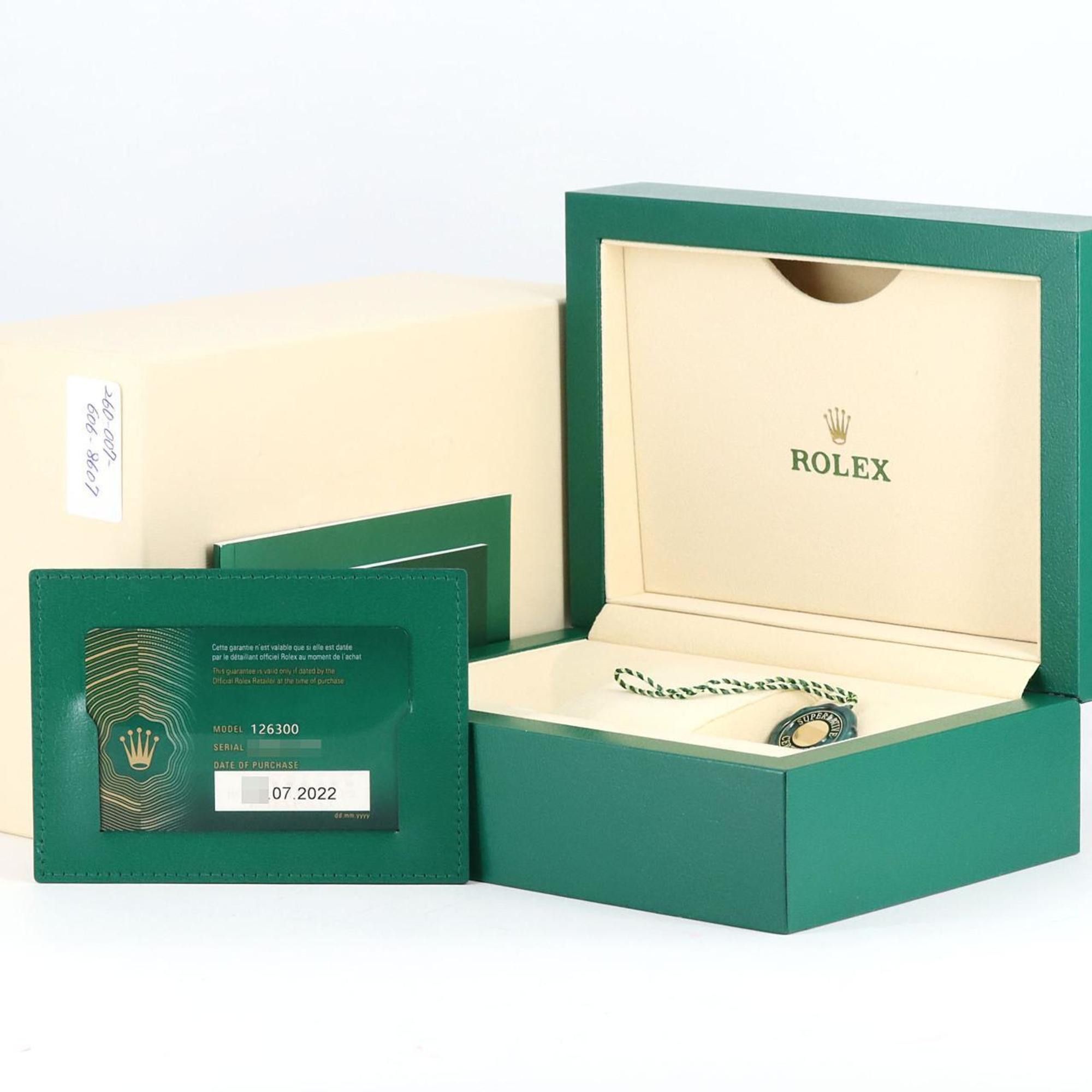 Rolex Rolex Datejust 126300 SS Wristwatch Automatic Random Number Size ONE SIZE - 7 Thumbnail