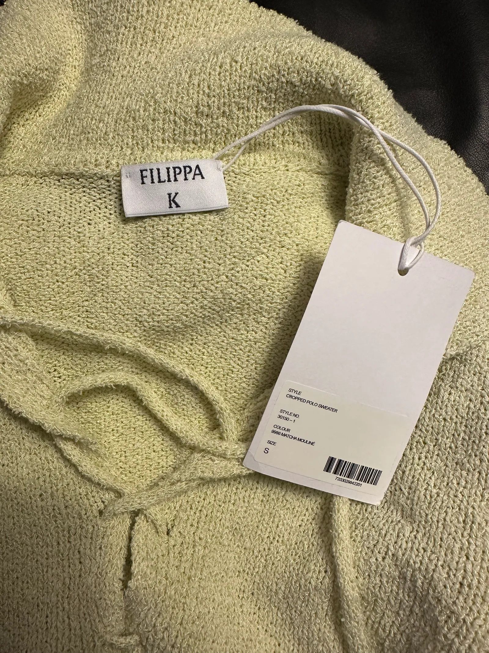 Filippa K Filippa K Cropped Polo Sweater Sweater Size S / US 4 / IT 40 - 3 Thumbnail