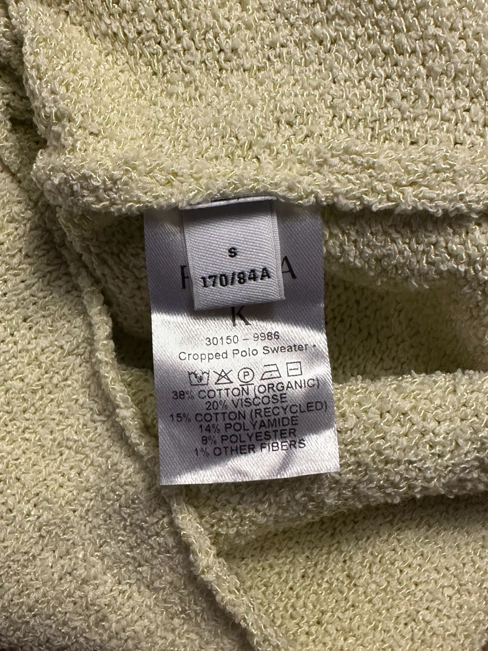 Filippa K Filippa K Cropped Polo Sweater Sweater Size S / US 4 / IT 40 - 4 Thumbnail