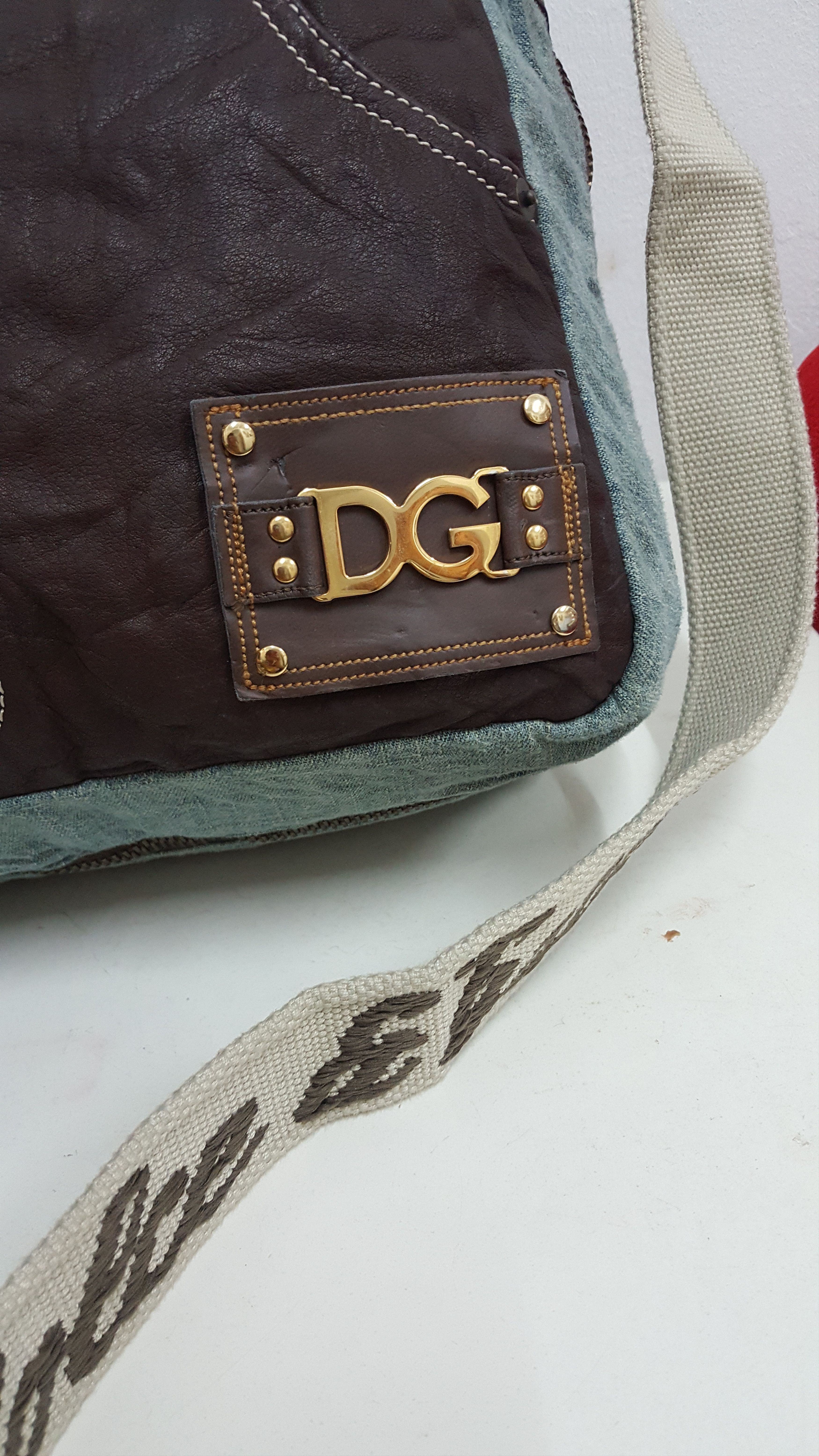 Dolce & Gabbana Denim & Leather Messenger Bag Size ONE SIZE - 6 Thumbnail