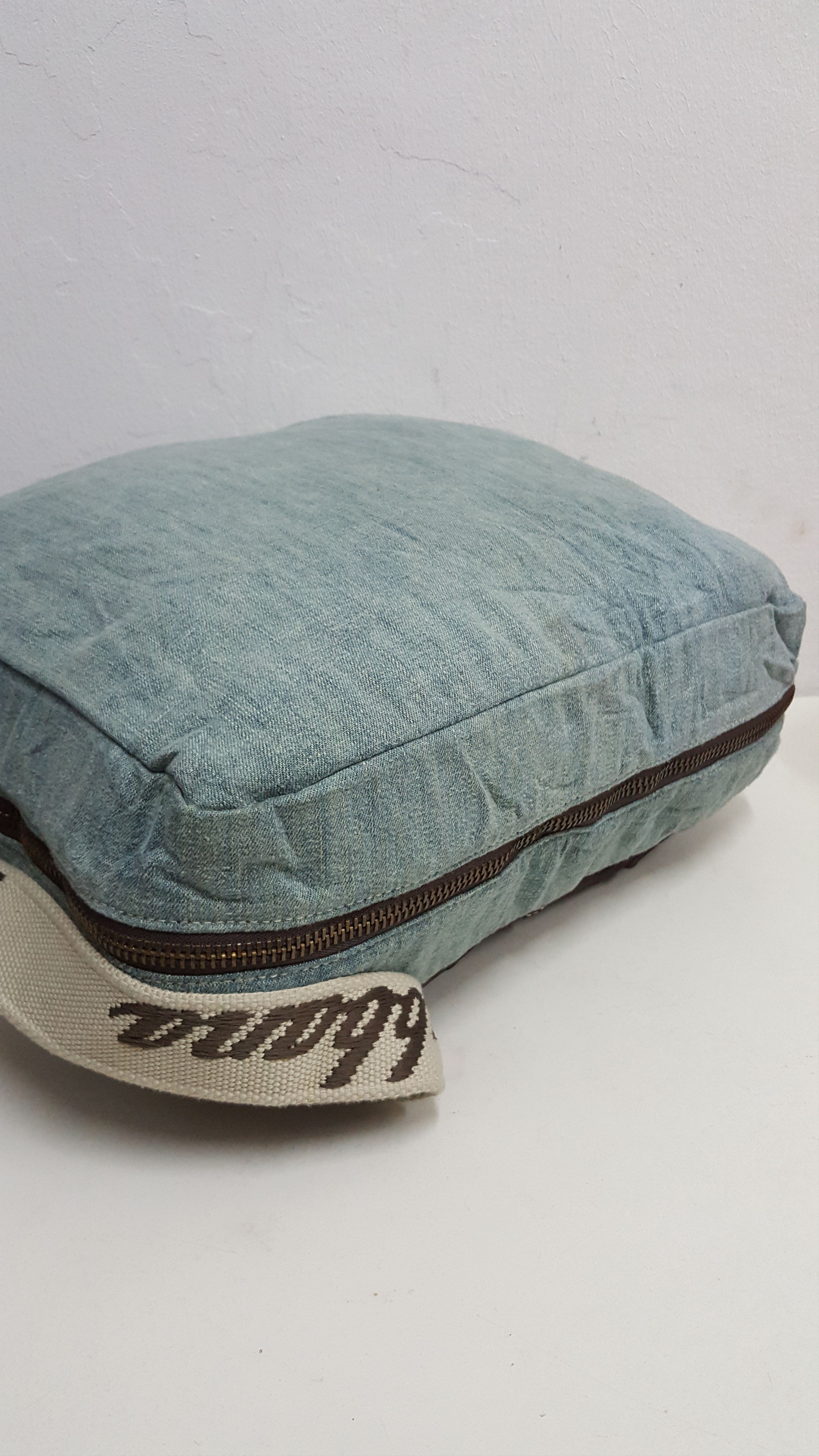 Dolce & Gabbana Denim & Leather Messenger Bag Size ONE SIZE - 2 Thumbnail
