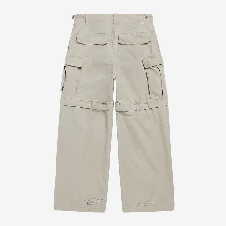 Balenciaga Balenciaga Large Distressed Cargo Trousers Size US 28 / EU 44 - 3 Thumbnail