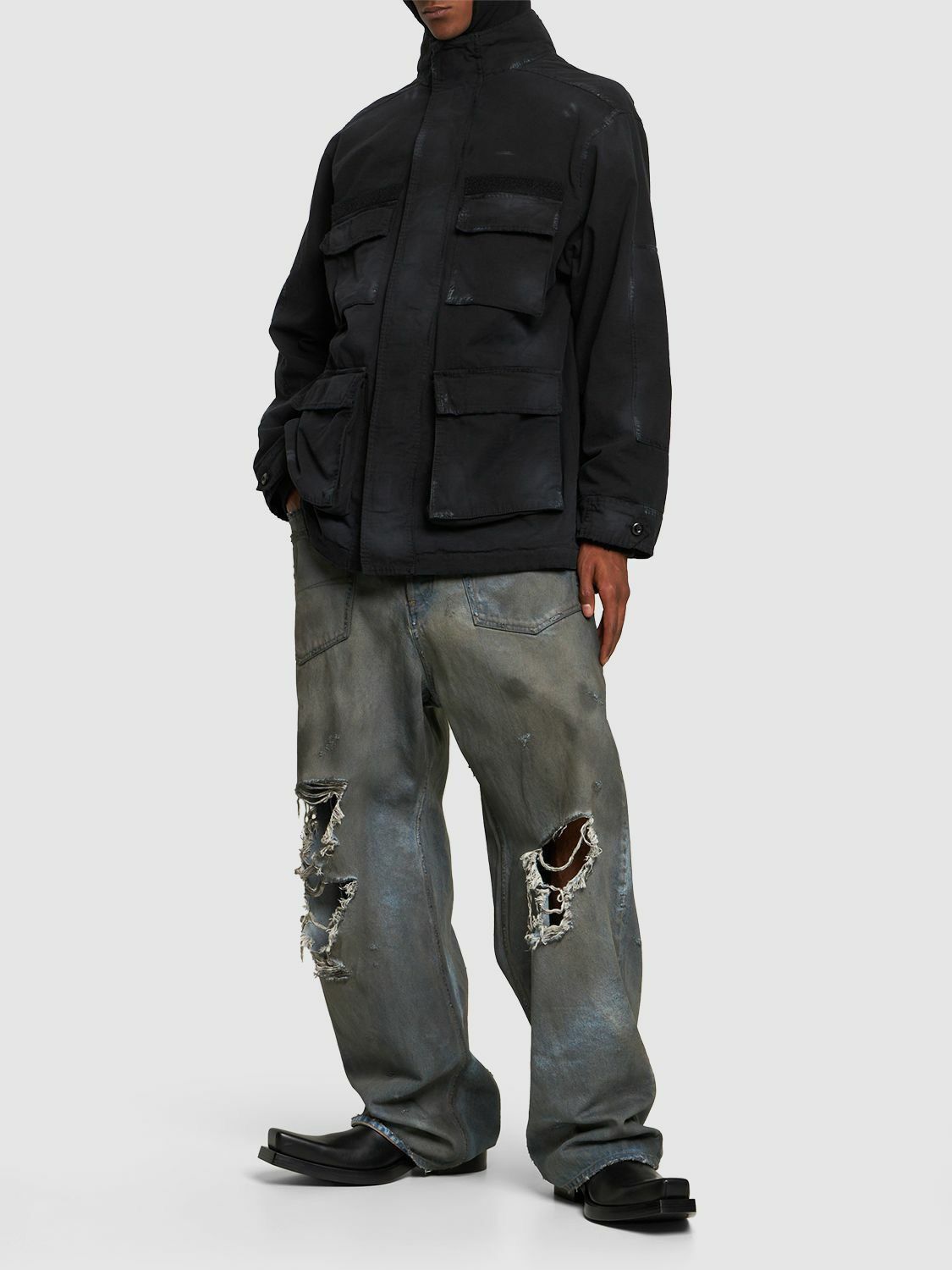 Balenciaga LIMITED TIME OFFER Balenciaga Double Front Cotton Military Parka Size US XS / EU 42 / 0 - 2 Thumbnail