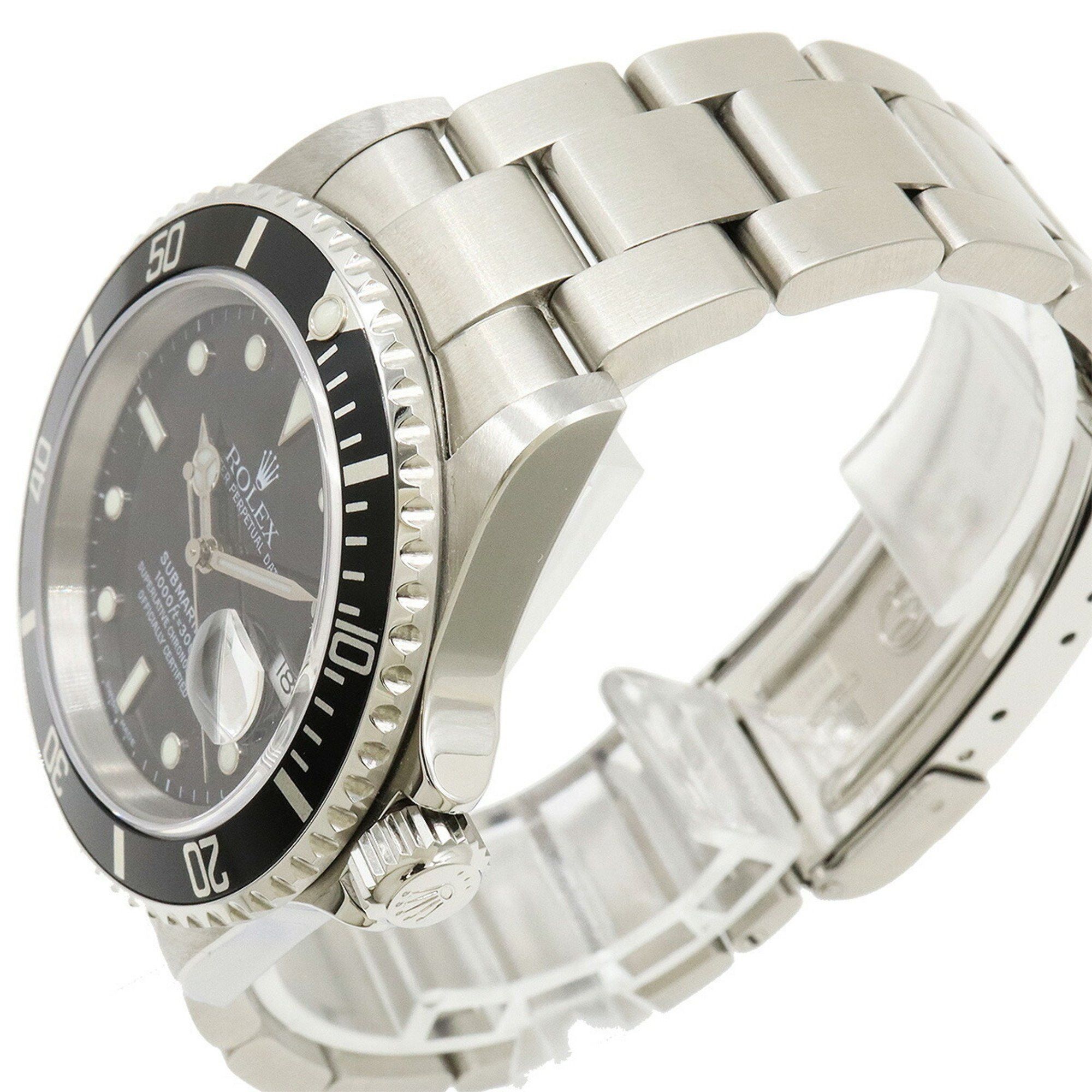 Rolex Rolex Submariner Date Black Dial SS Y-Serial Men's AT Automatic Watch 16610 Size ONE SIZE - 6 Thumbnail