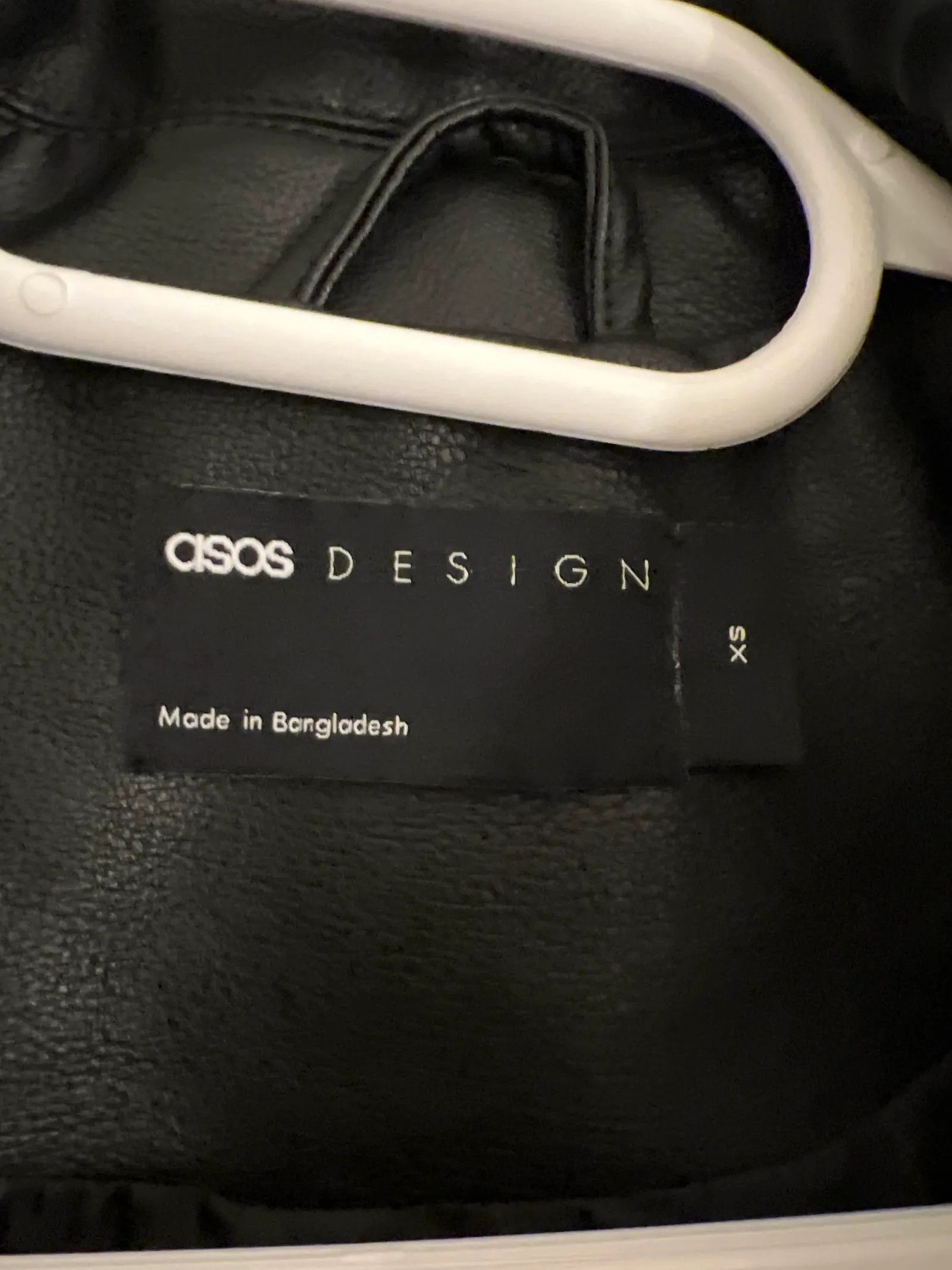 Asos Asos Läder jacka Jacket Size XS / US 0-2 / IT 36-38 - 2 Thumbnail
