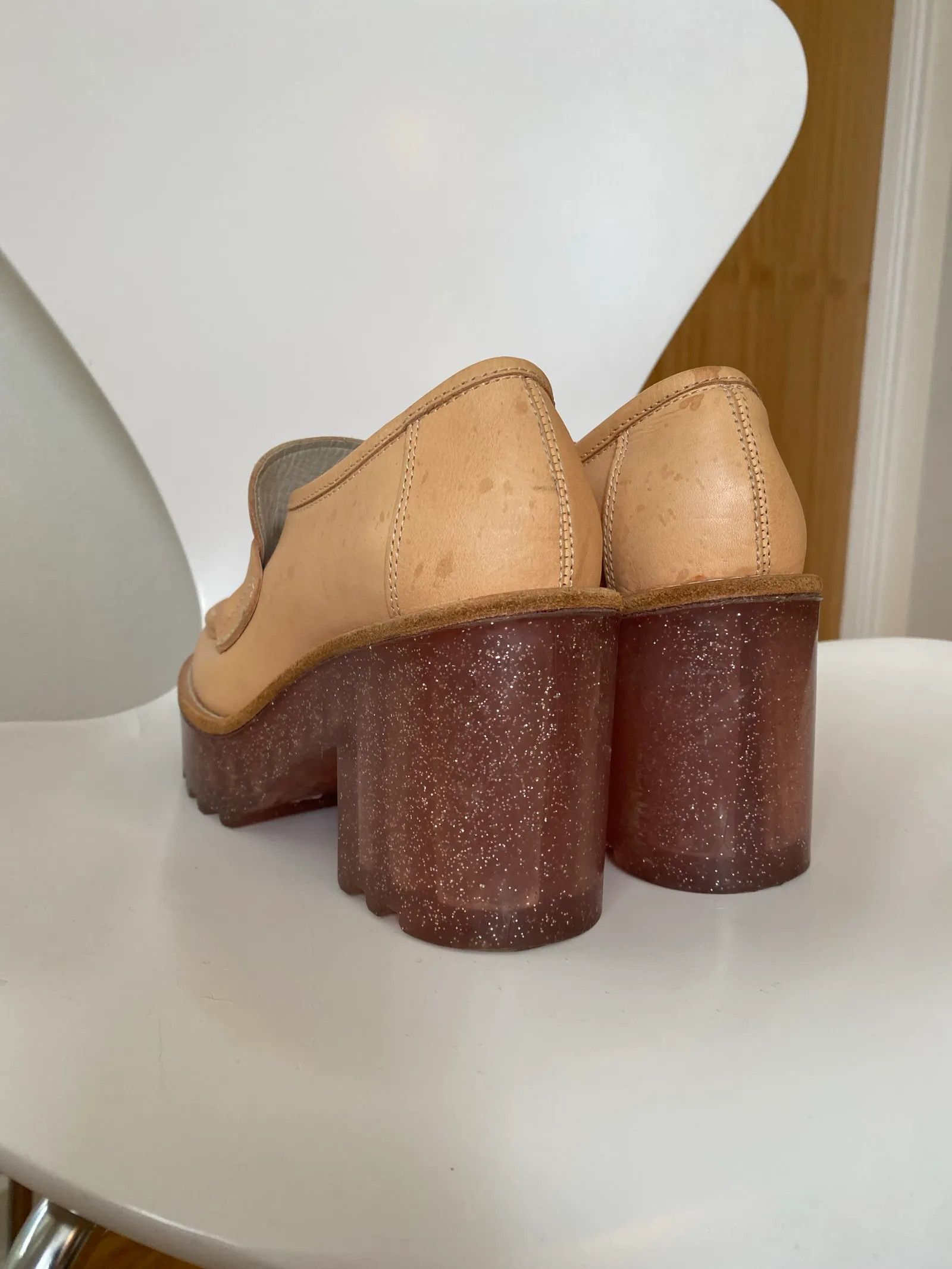Acne Studios Acne Studios Pink Taurus loafers Loafers Size US 7 / IT 37 - 3 Thumbnail