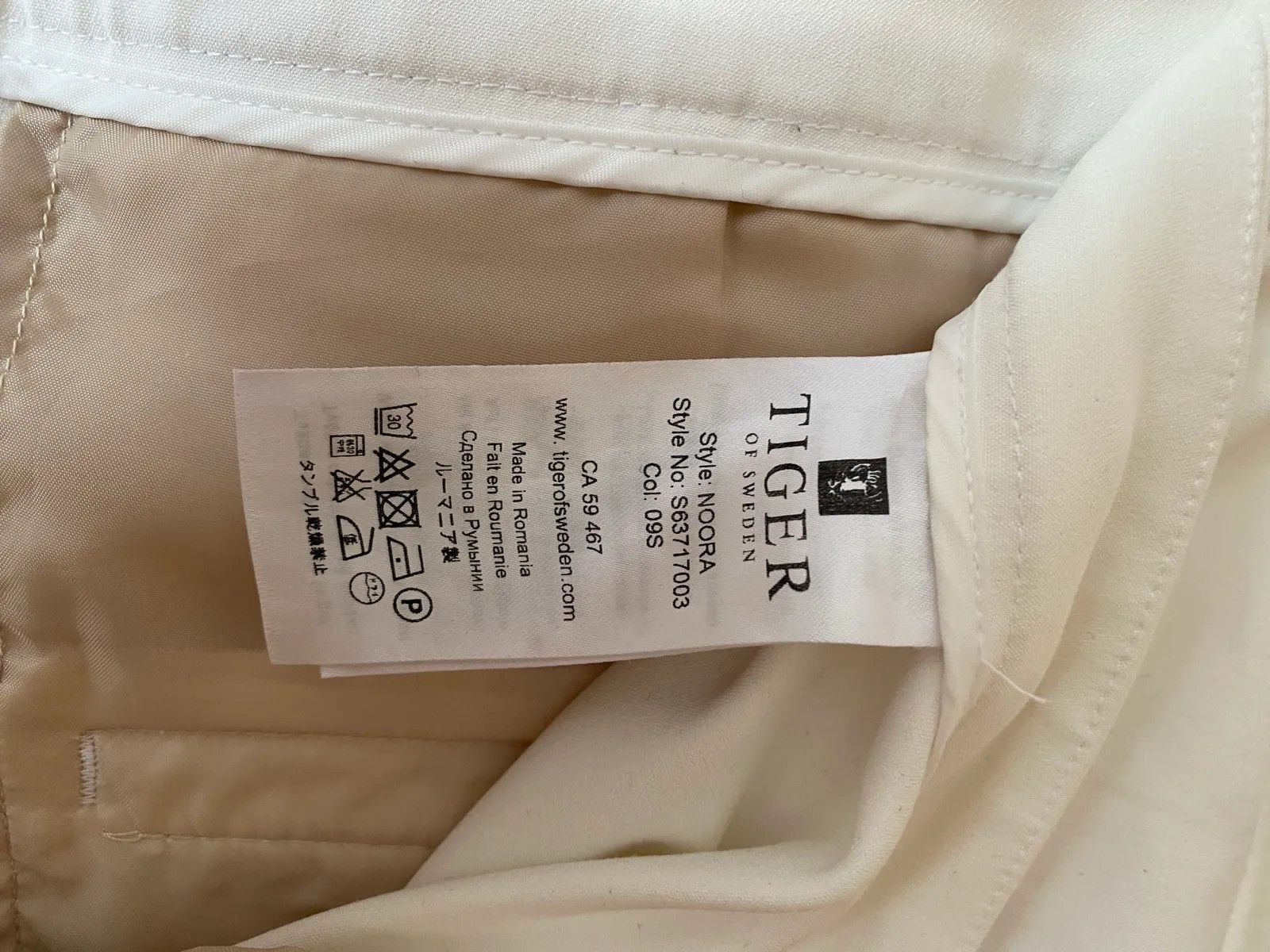 Tiger of Sweden Tiger of Sweden NOORA Pants Size 26" / US 2 / IT 38 - 4 Thumbnail