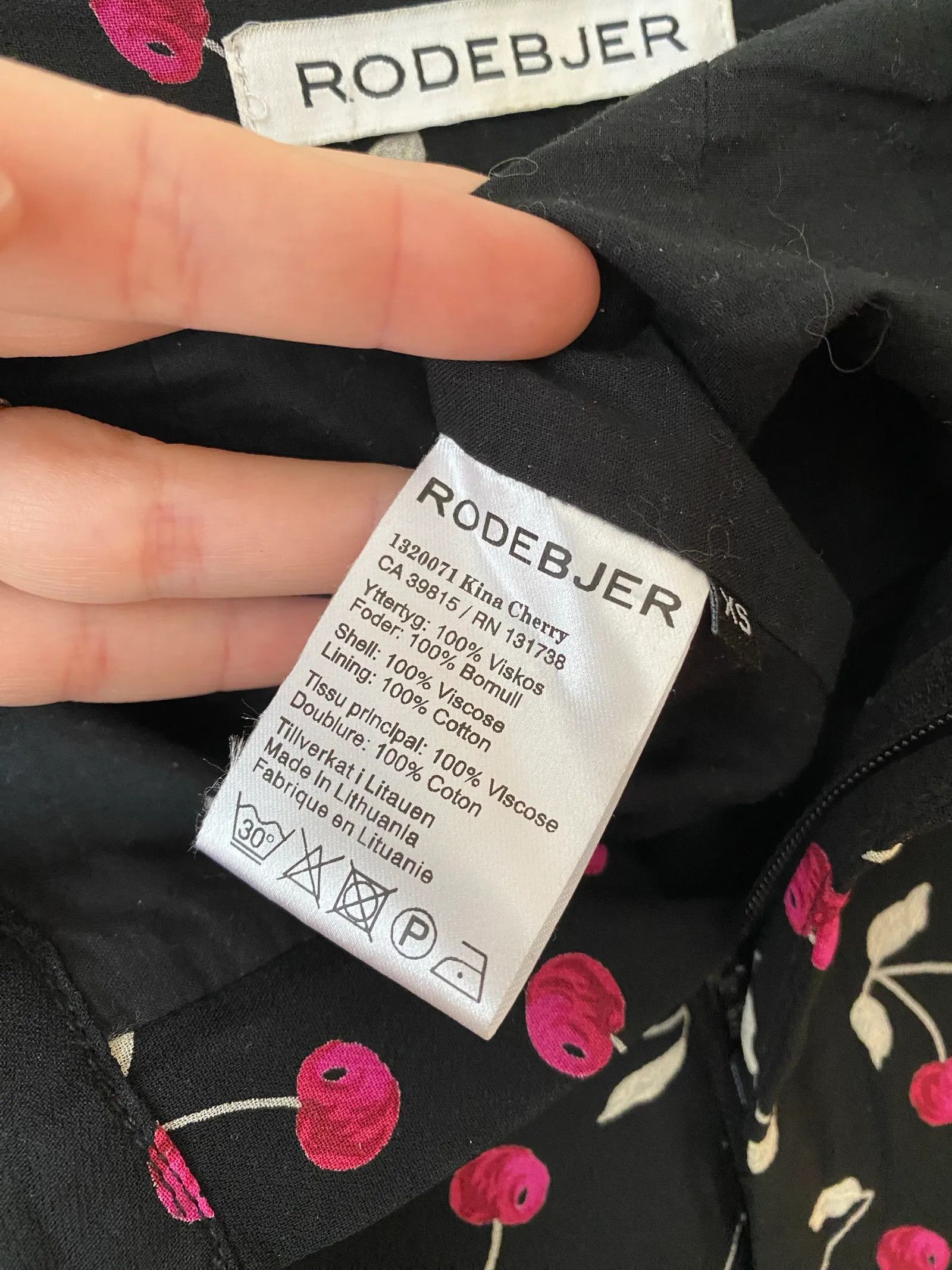 Rodebjer Rodebjer Kina Cherry Pants Size 25" / US 0 / IT 36 - 3 Thumbnail