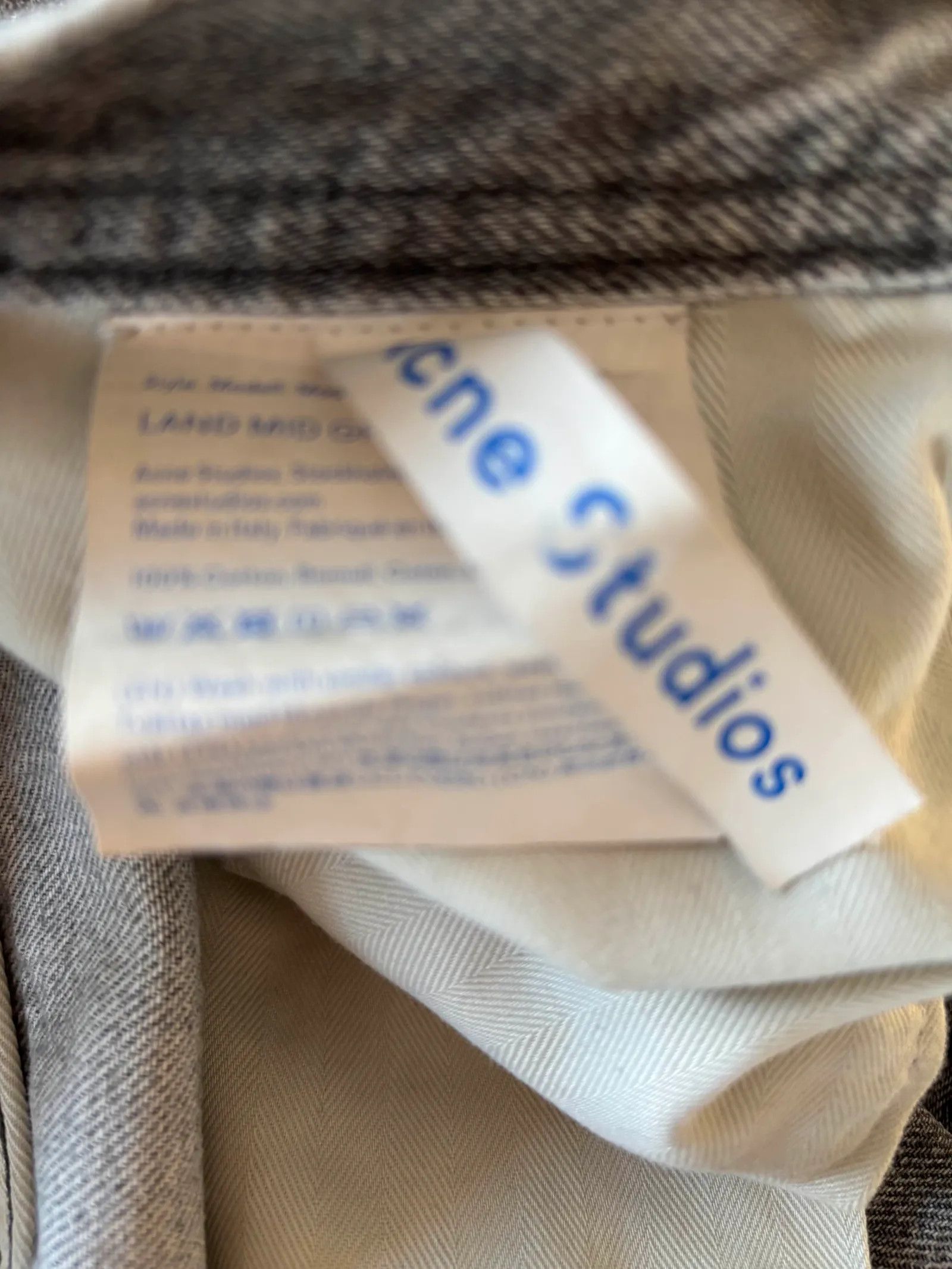 Acne Studios Acne Studios Land Mid grey Jeans Size 29" - 3 Thumbnail