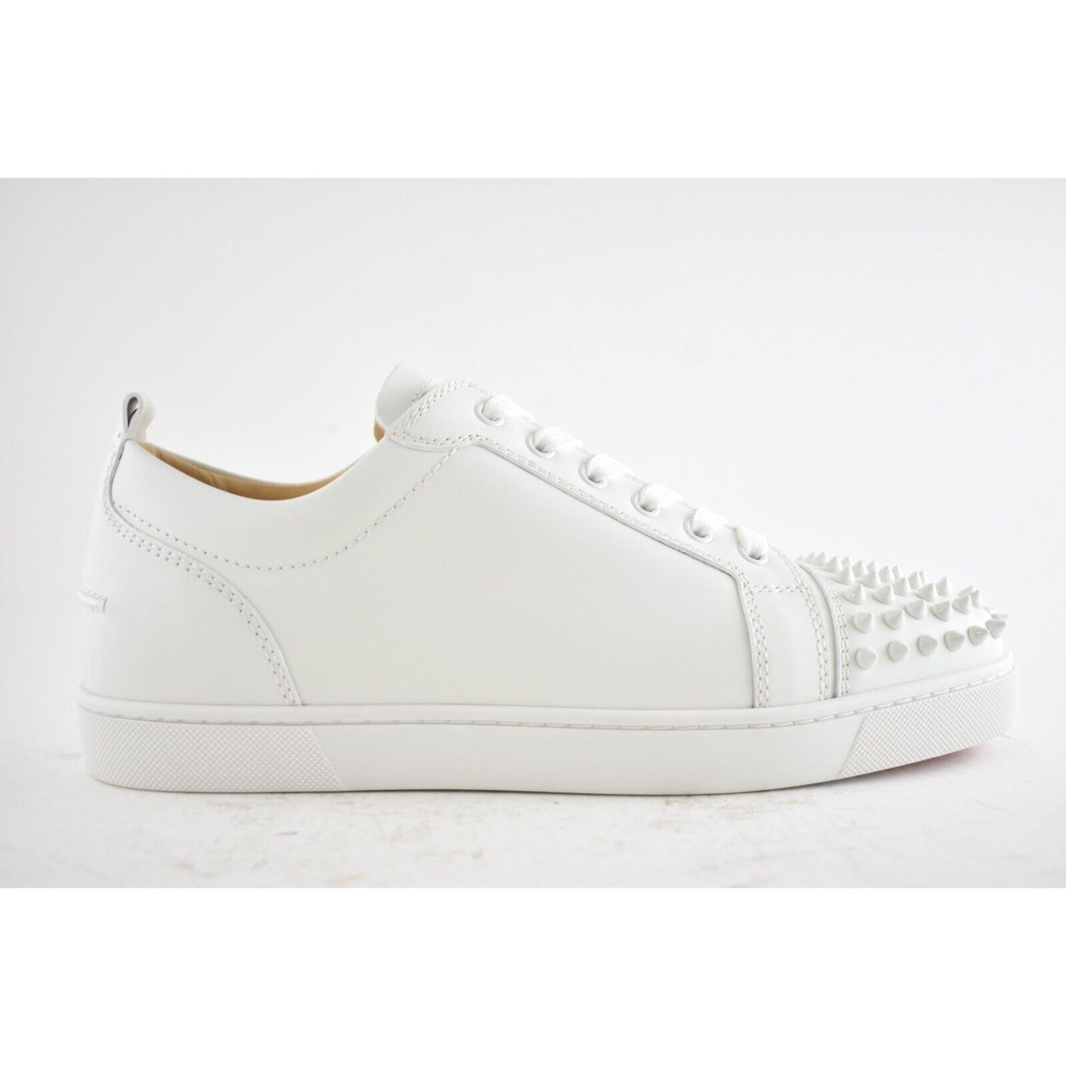 Christian Louboutin Louis Junior Spikes Sneakers White Size US 7 / EU 40 - 2 Thumbnail