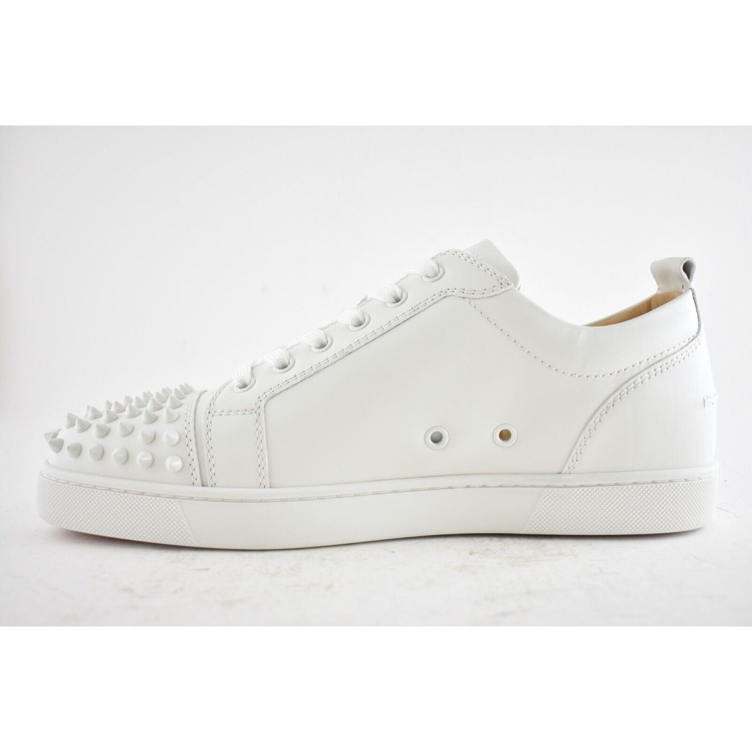 Christian Louboutin Louis Junior Spikes Sneakers White Size US 9.5 / EU 42-43 - 4 Thumbnail