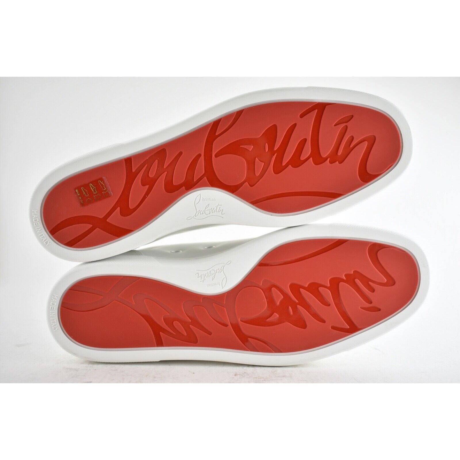 Christian Louboutin Louis Junior Spikes Sneakers White Size US 13 / EU 46 - 6 Thumbnail