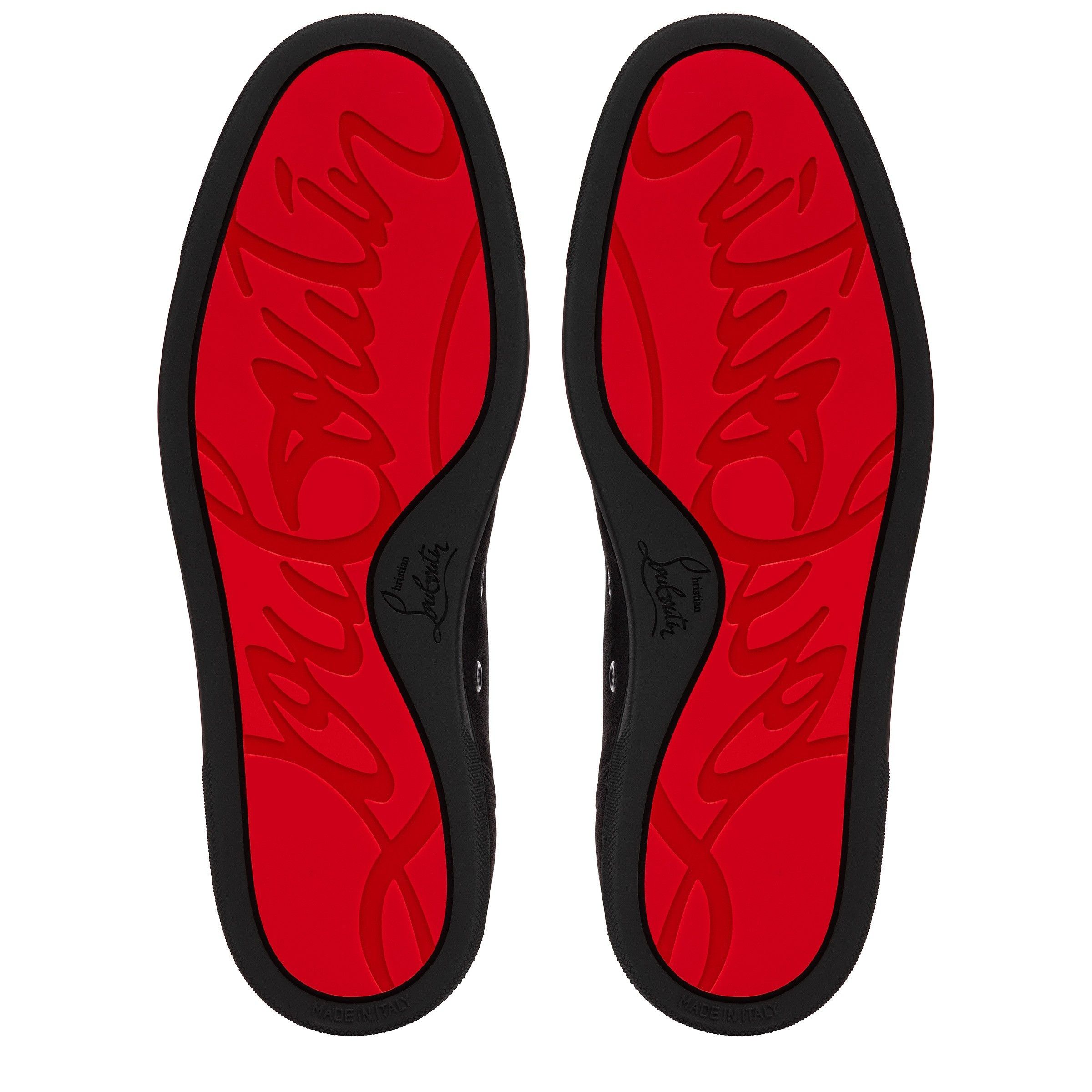 Christian Louboutin Louis Junior Sneakers Suede Black Size US 7 / EU 40 - 5 Thumbnail