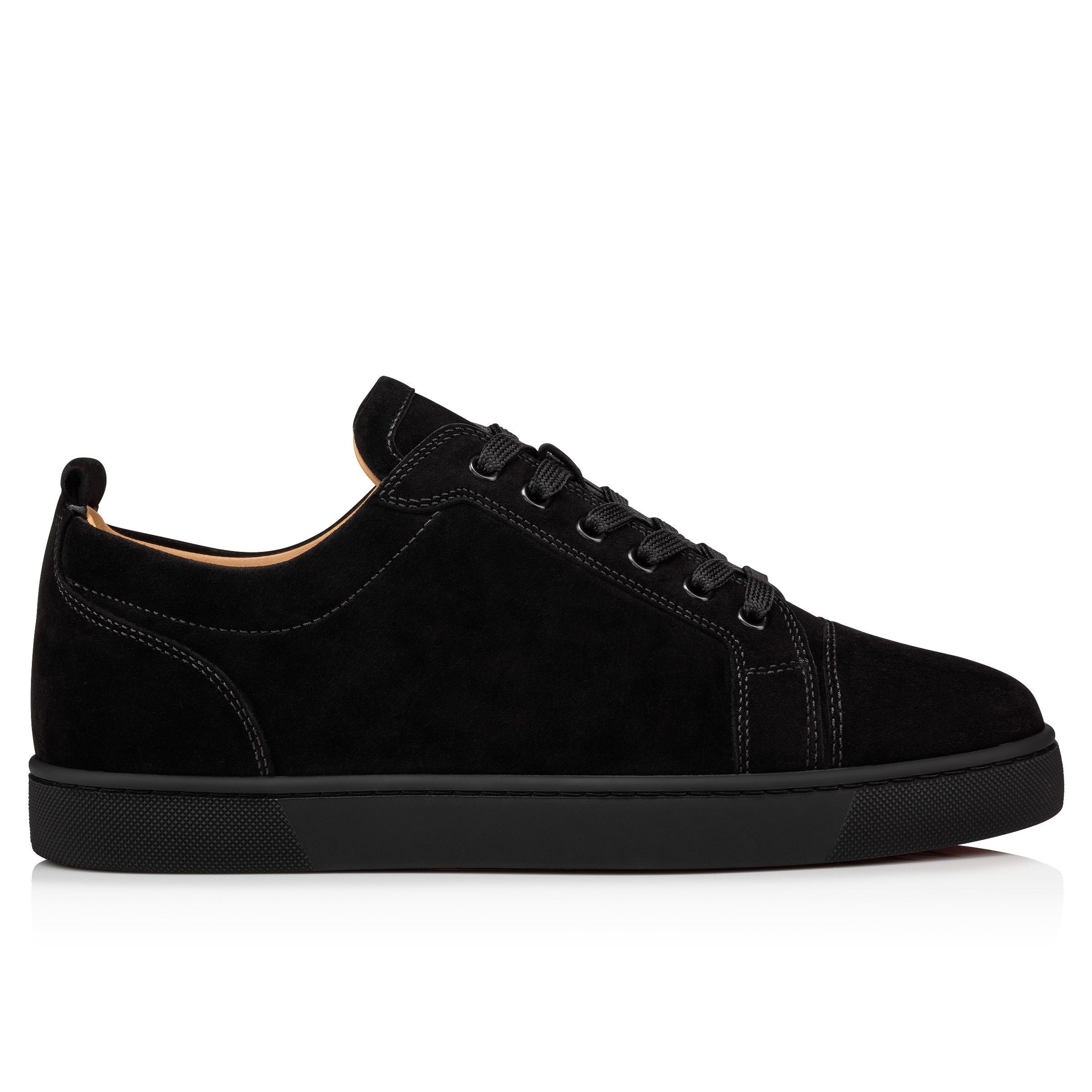 Christian Louboutin Louis Junior Sneakers Suede Black Size US 11 / EU 44 - 2 Thumbnail