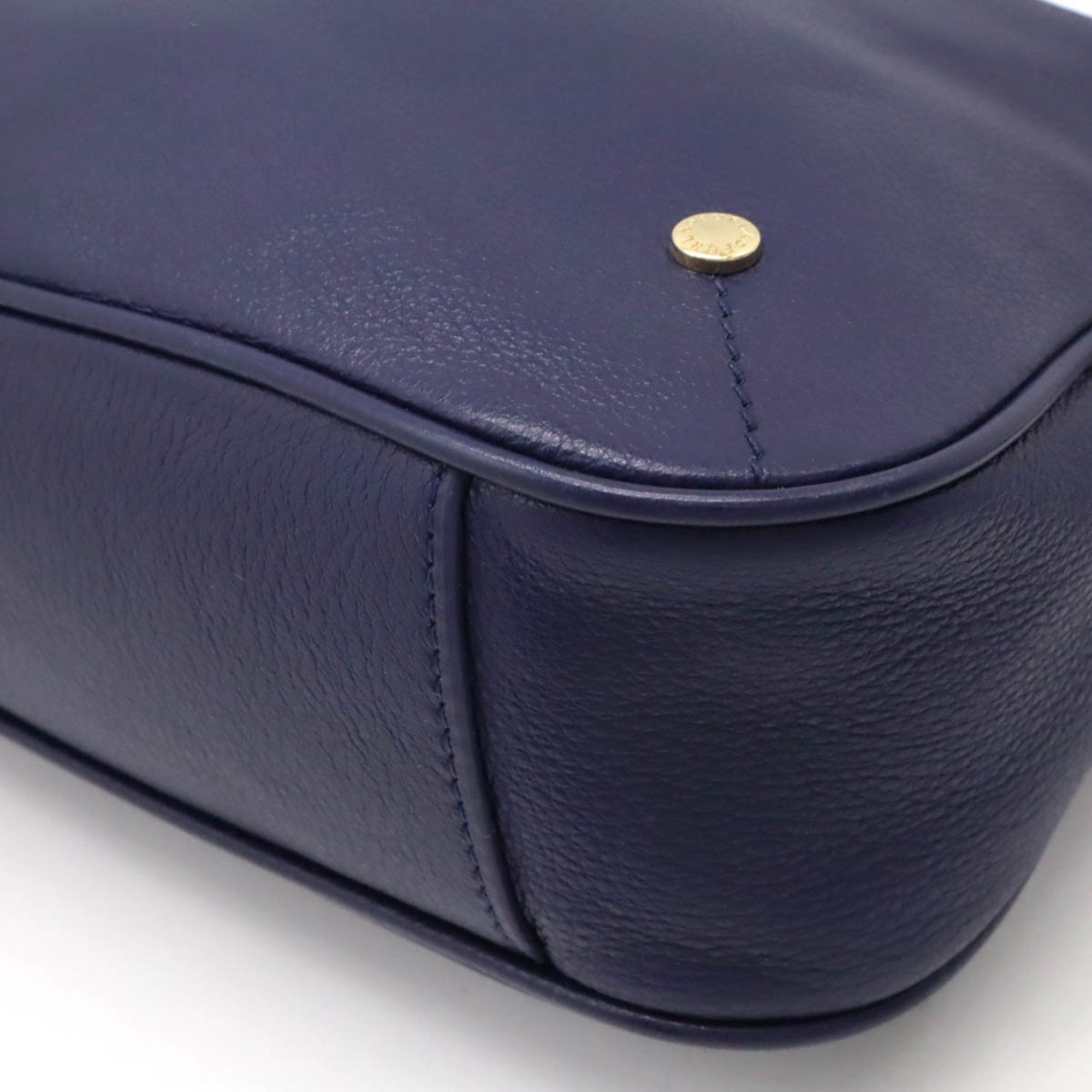 Furla FURLA Shoulder bag Leather Navy Size ONE SIZE - 4 Thumbnail