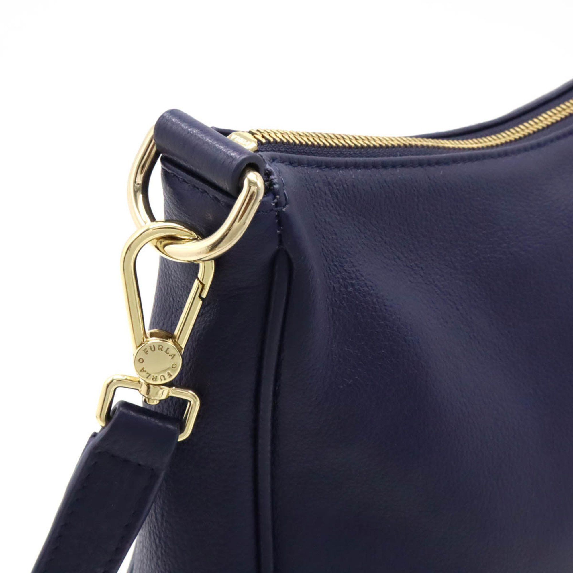 Furla FURLA Shoulder bag Leather Navy Size ONE SIZE - 5 Thumbnail