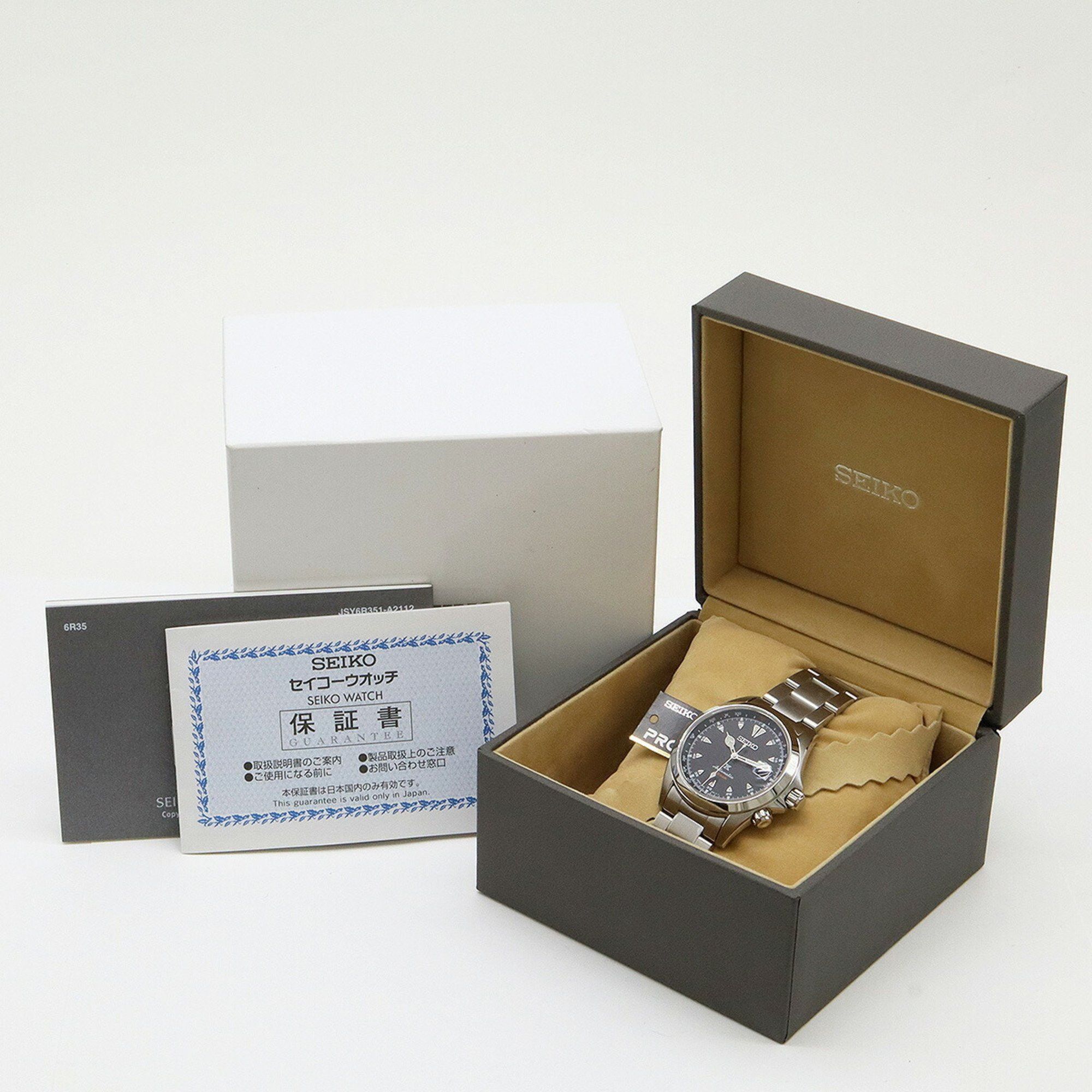 Seiko SEIKO PROSPEX Alpinist Black Dial Men's AT Automatic Watch 6R35-00E0 SBDC087 Size ONE SIZE - 9 Thumbnail