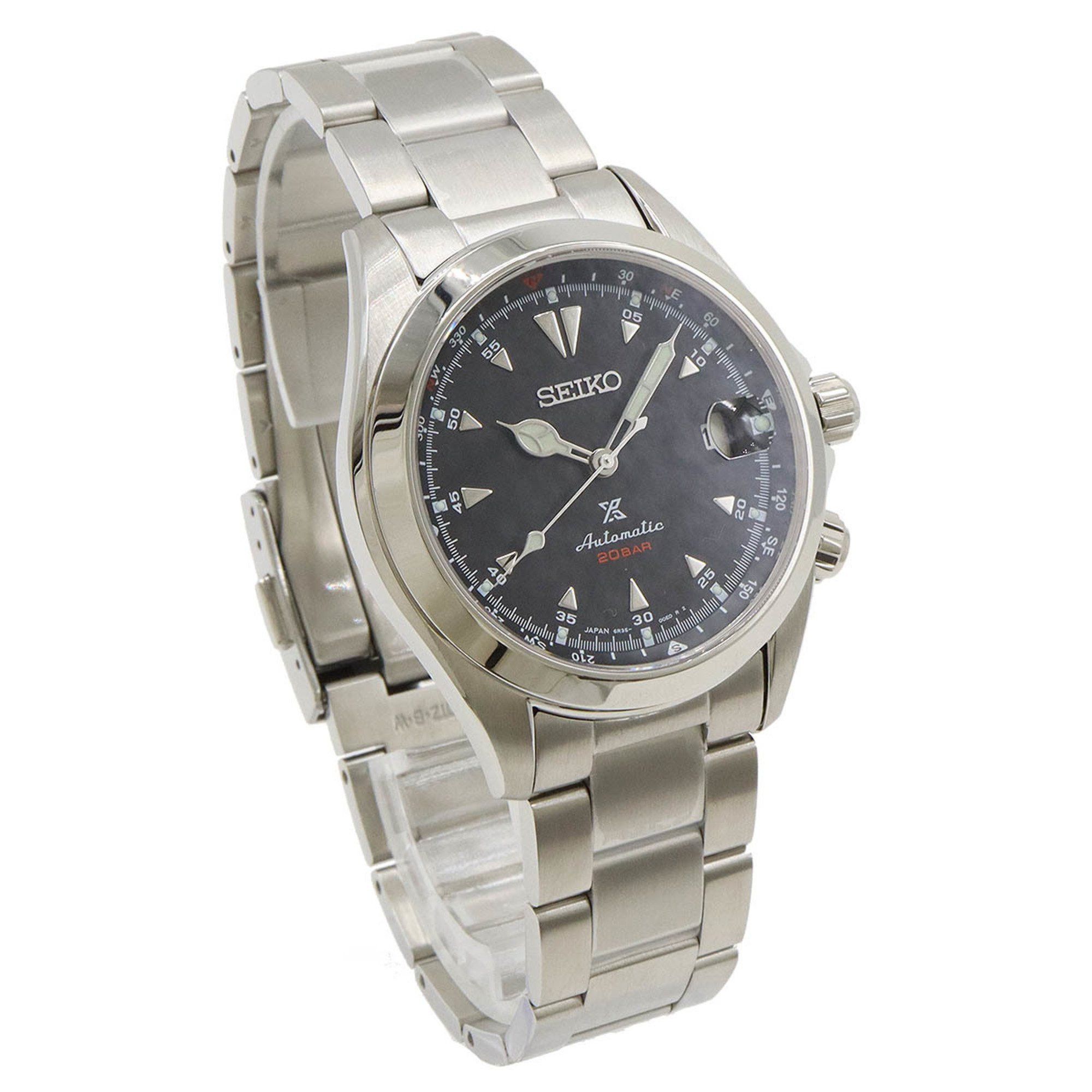 Seiko SEIKO PROSPEX Alpinist Black Dial Men's AT Automatic Watch 6R35-00E0 SBDC087 Size ONE SIZE - 4 Thumbnail