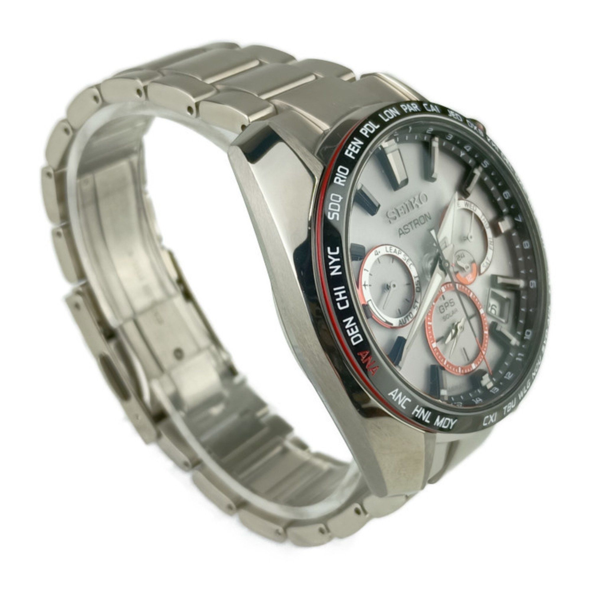 Seiko SEIKO Watch Astron Shohei Ohtani 2020 Limited Edition of 1700 Pieces Global Line 5X53-0BE0 SBXC081 Silver White Stainless Steel Men's GPS Solar Radio Figure Included 2513033010007 Size ONE SIZE - 3 Thumbnail