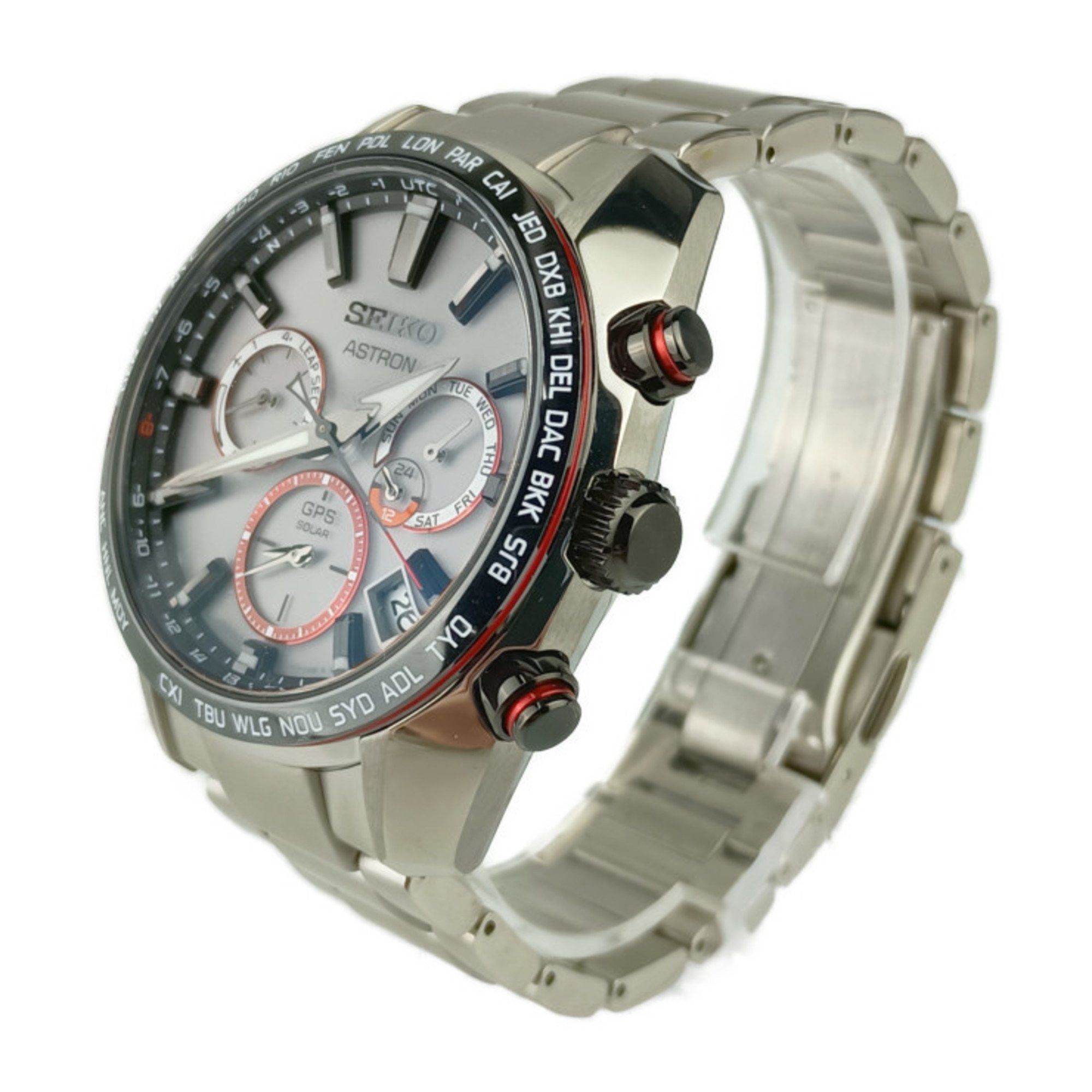 Seiko SEIKO Watch Astron Shohei Ohtani 2020 Limited Edition of 1700 Pieces Global Line 5X53-0BE0 SBXC081 Silver White Stainless Steel Men's GPS Solar Radio Figure Included 2513033010007 Size ONE SIZE - 2 Thumbnail