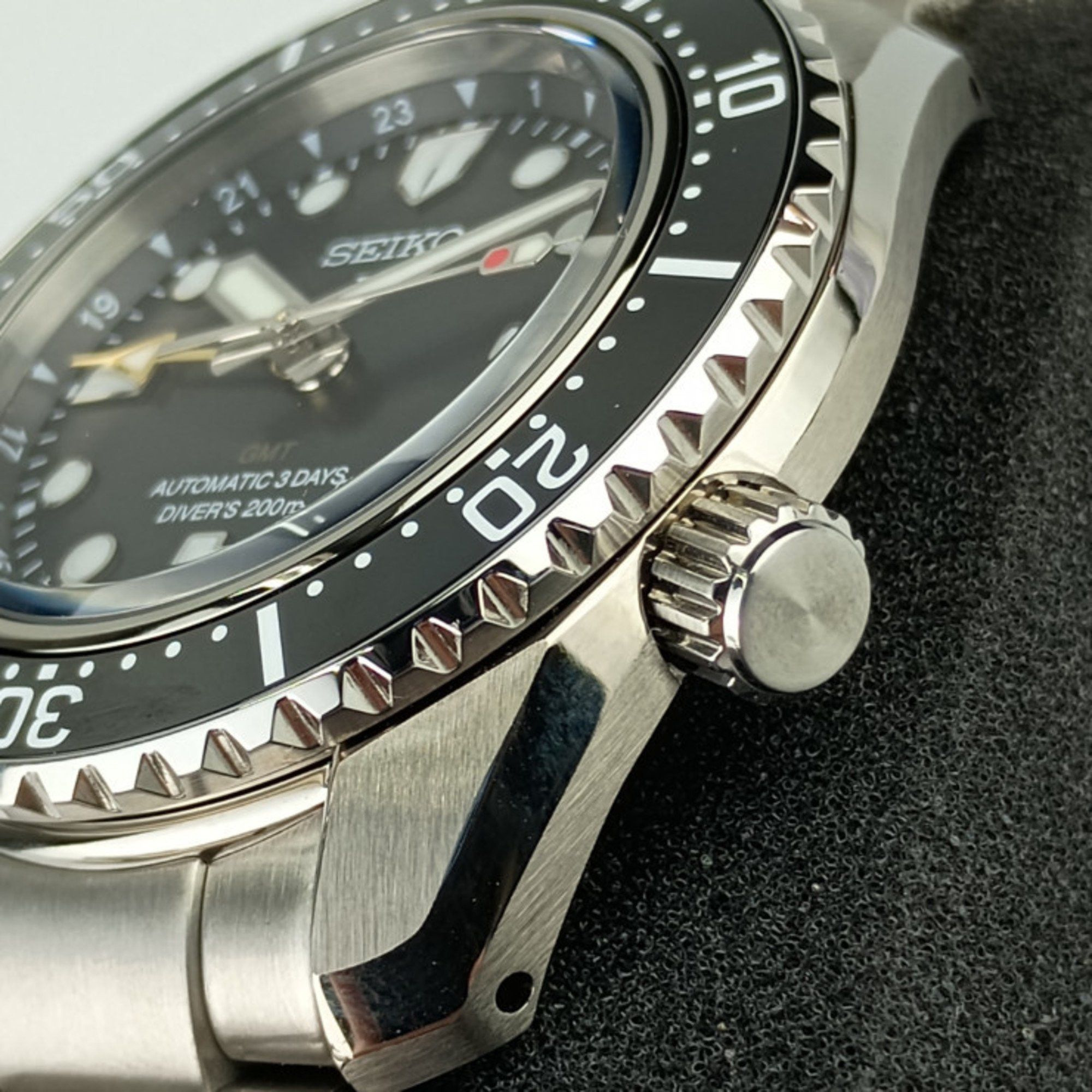 Seiko SEIKO Watch PROSPEX Diver Scuba GMT 6R54-00D0 SBEJ011 Silver Black Stainless Steel Men's Automatic 2513033010008 Size ONE SIZE - 4 Thumbnail