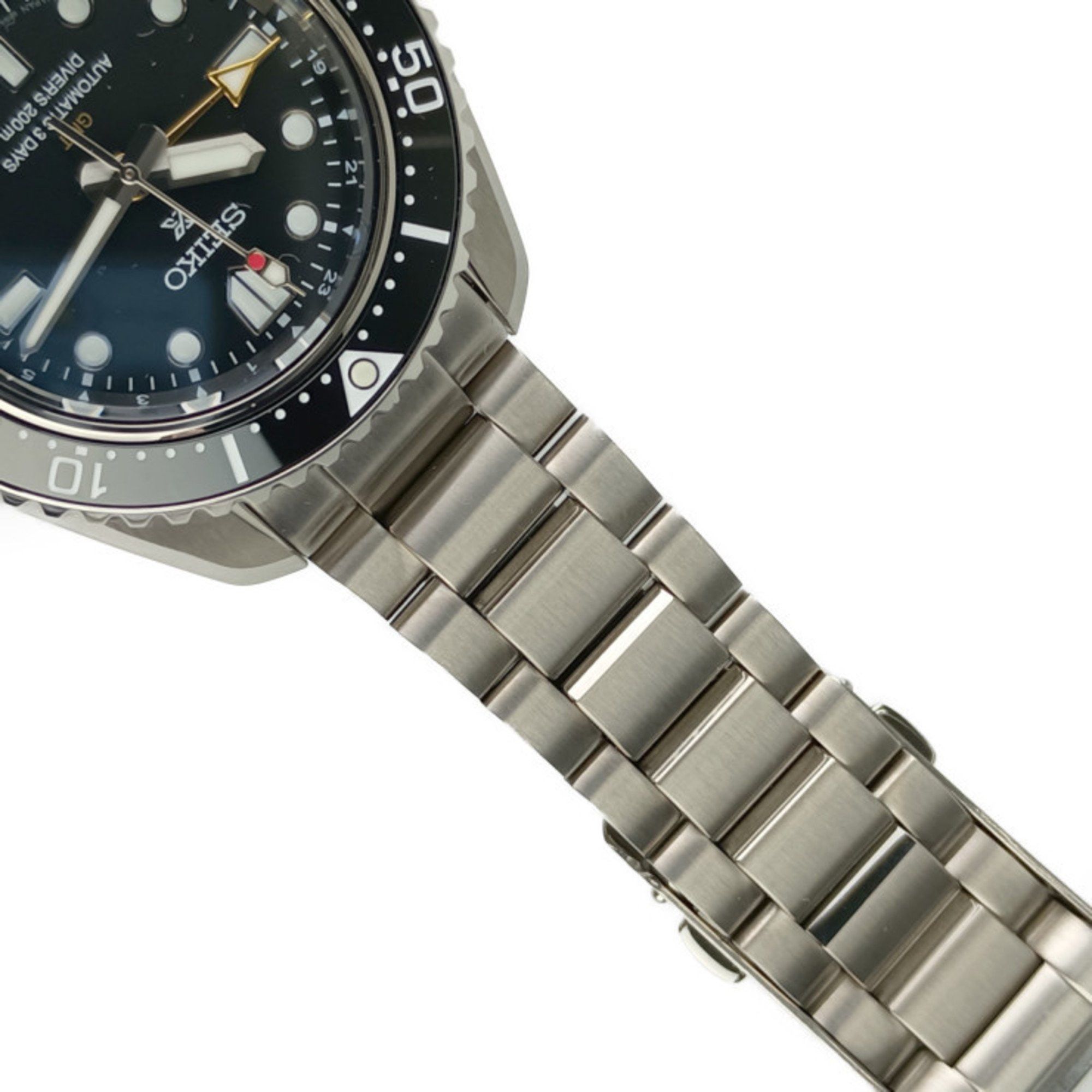 Seiko SEIKO Watch PROSPEX Diver Scuba GMT 6R54-00D0 SBEJ011 Silver Black Stainless Steel Men's Automatic 2513033010008 Size ONE SIZE - 5 Thumbnail