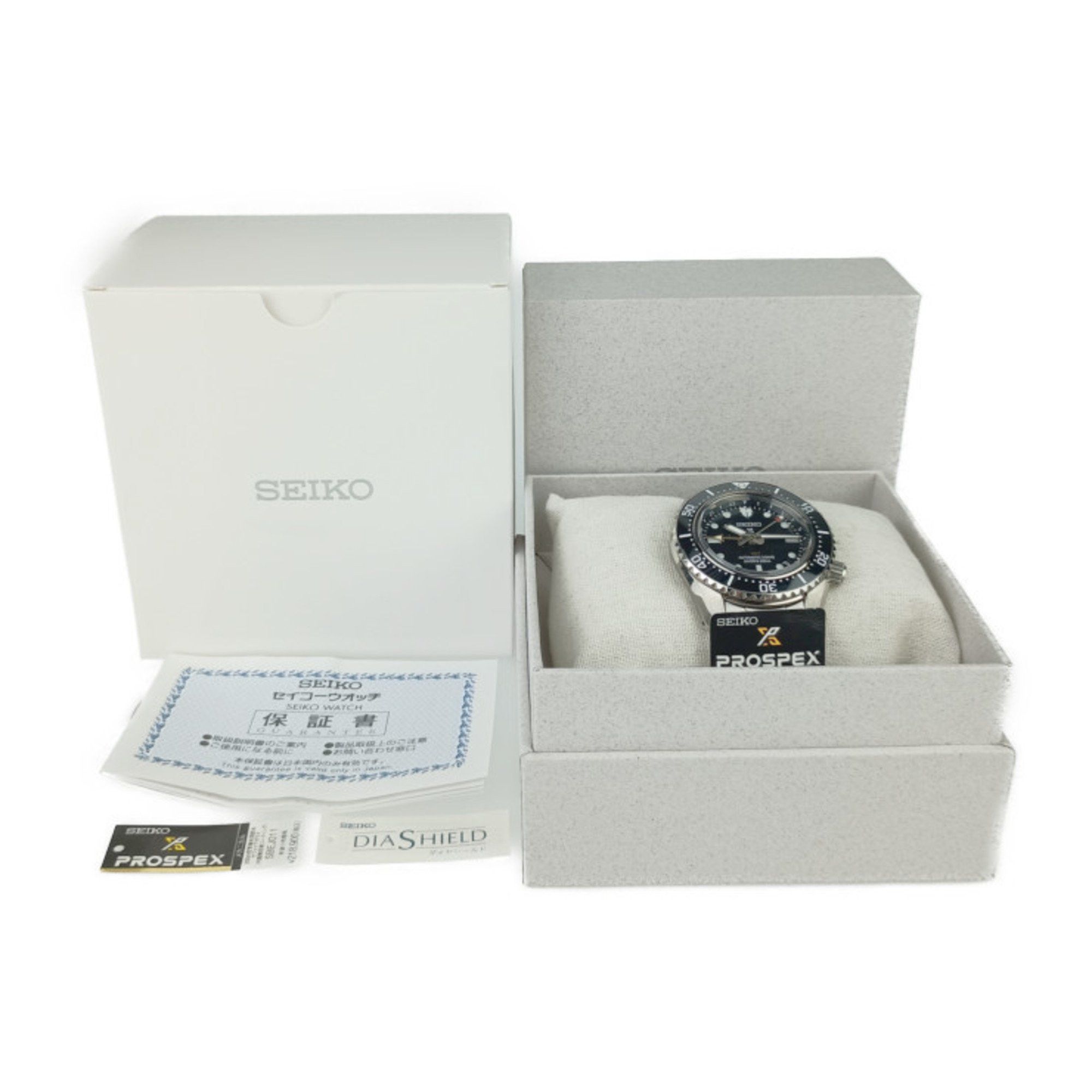 Seiko SEIKO Watch PROSPEX Diver Scuba GMT 6R54-00D0 SBEJ011 Silver Black Stainless Steel Men's Automatic 2513033010008 Size ONE SIZE - 9 Thumbnail