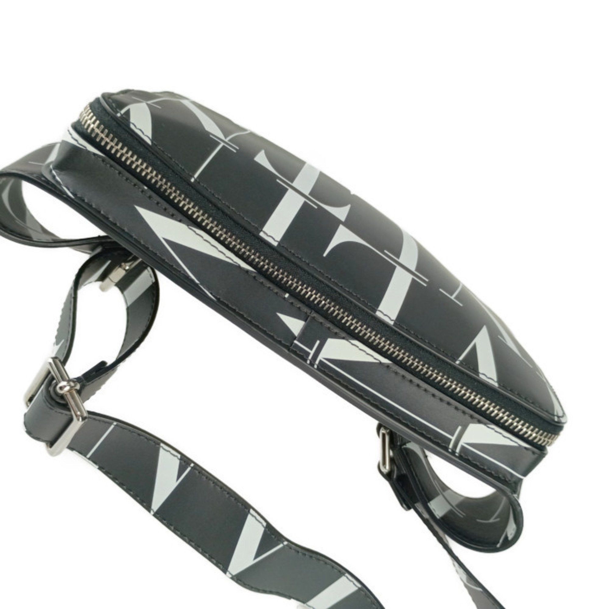 Valentino Valentino Garavani Waist Bag VLTN Body VY2B0719 GTC 0NI Black White Leather Men's Shoulder 2517033007030 Size ONE SIZE - 5 Thumbnail