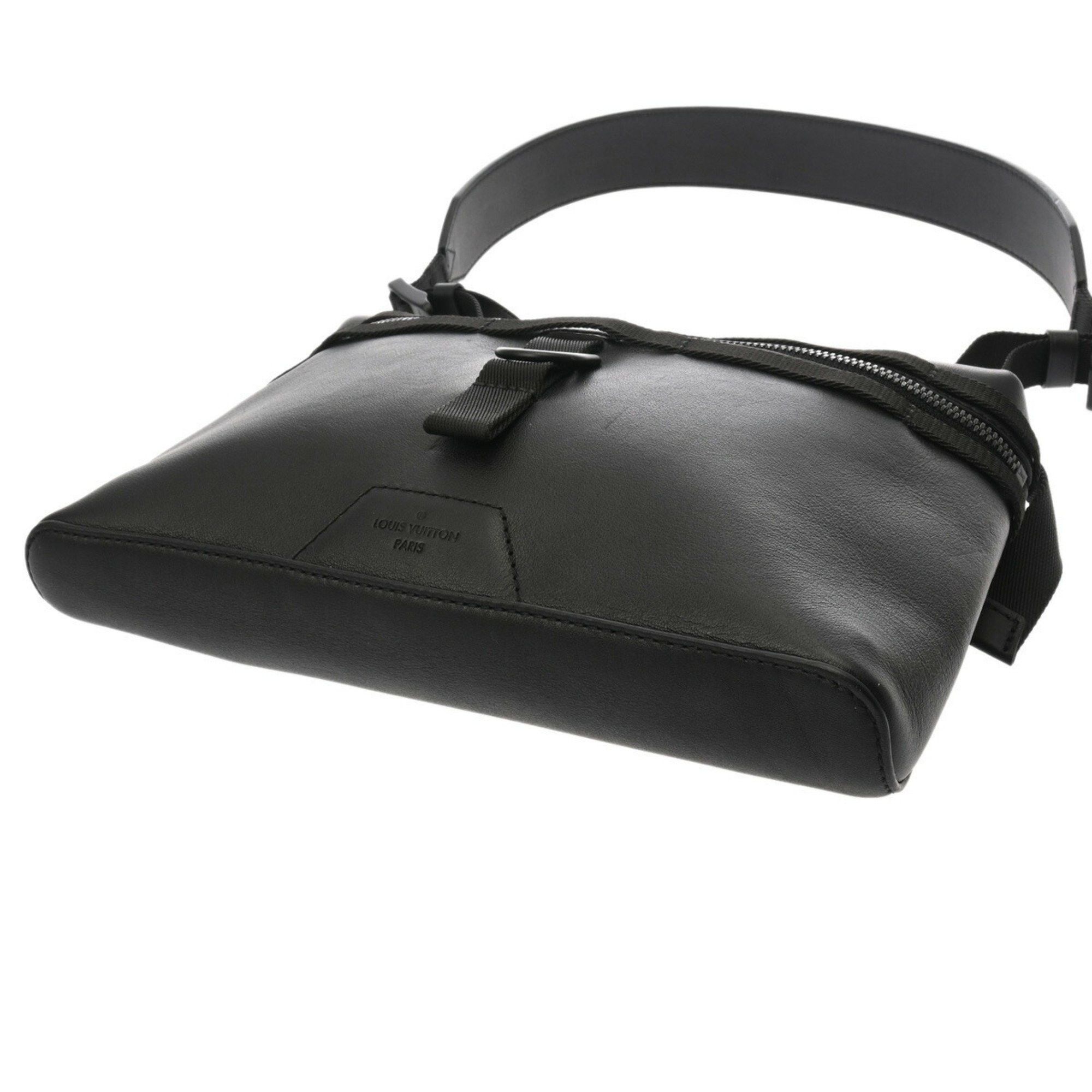 Louis Vuitton Louis Vuitton Dark Infinity PM Noir M52176 Men's Calf Eclipse Glaze Body Bag Size ONE SIZE - 6 Thumbnail